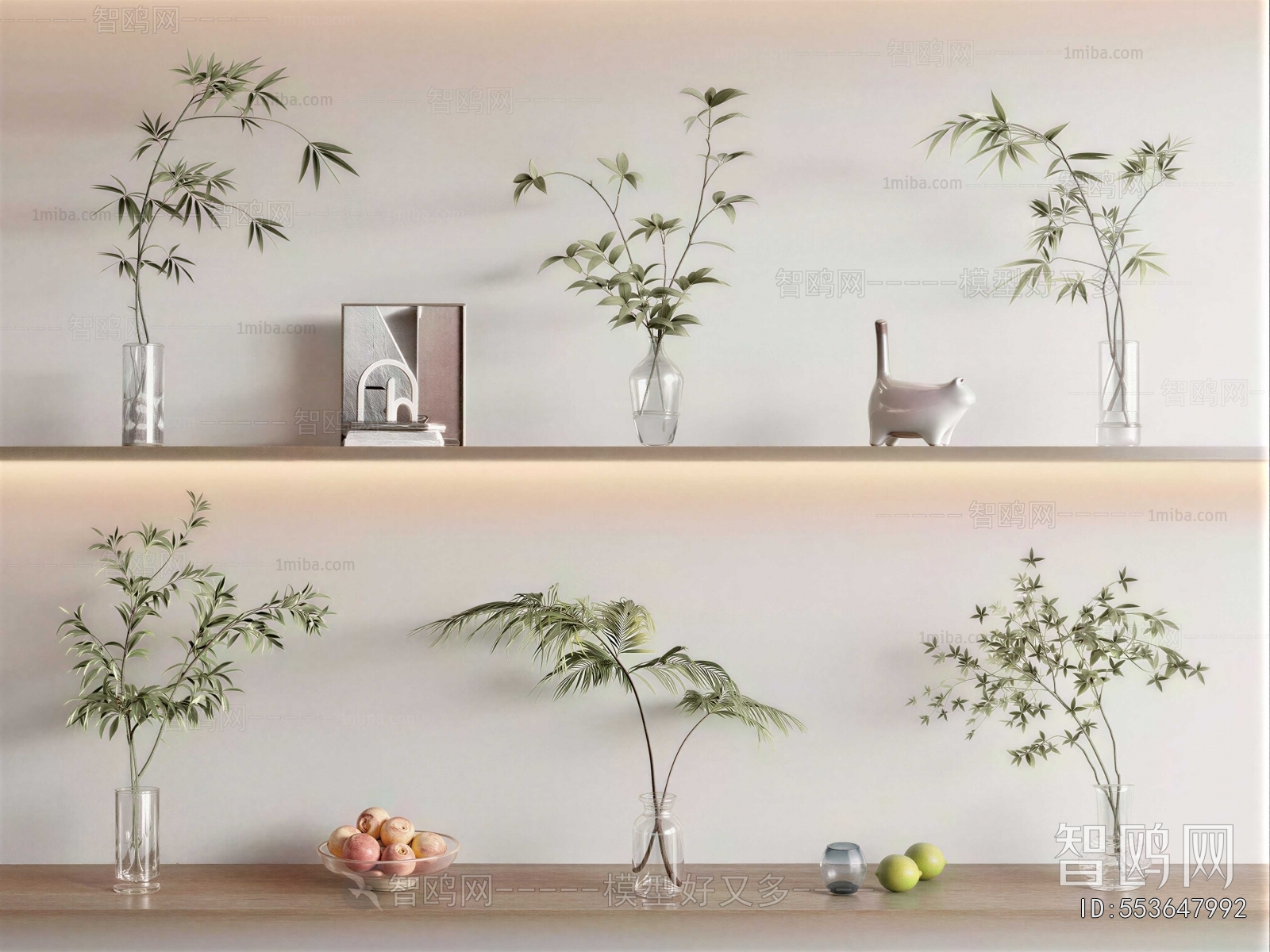 Modern Aquatic Green Plant