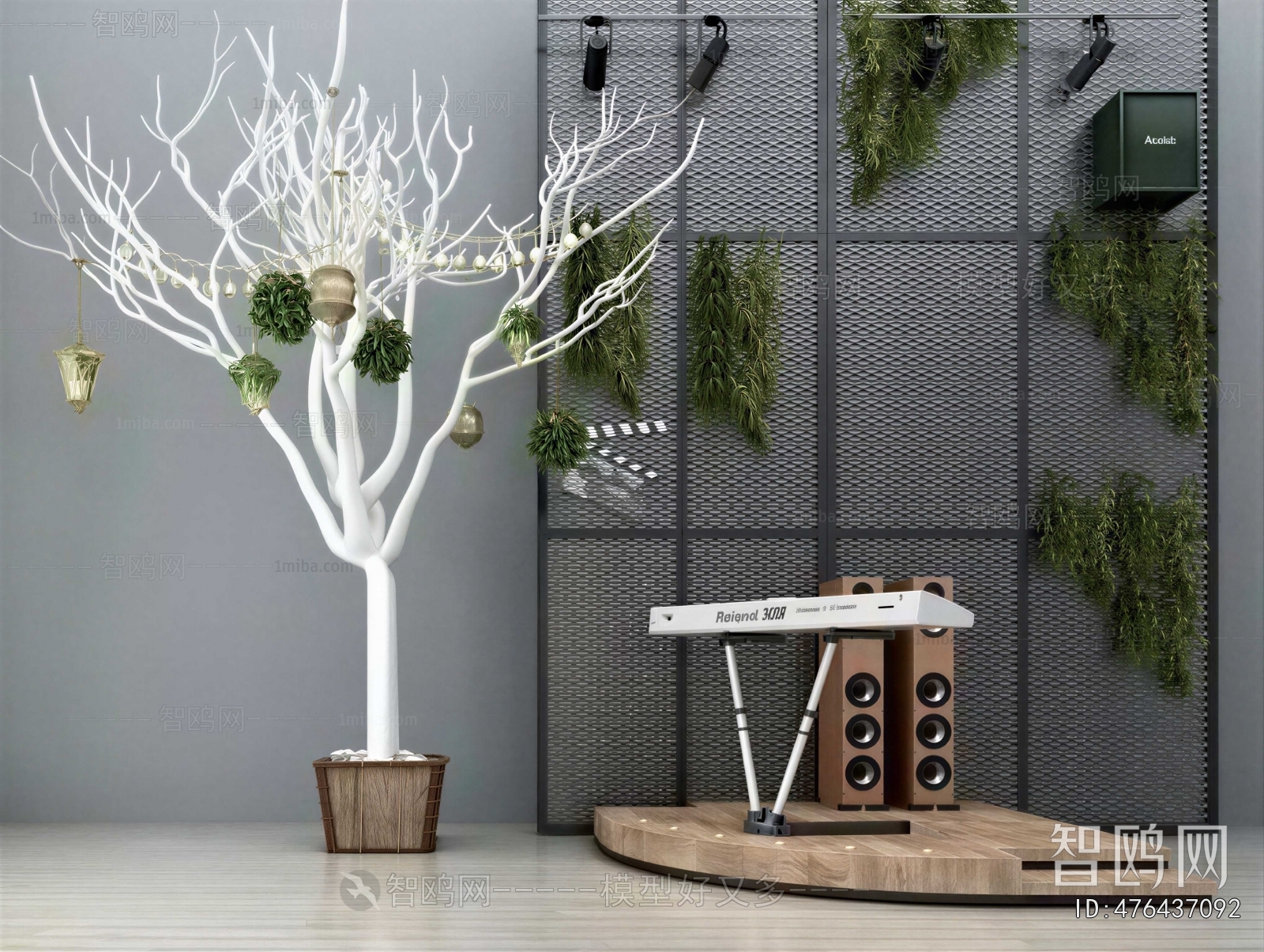 Nordic Style Ground Green Plant Potted Plants