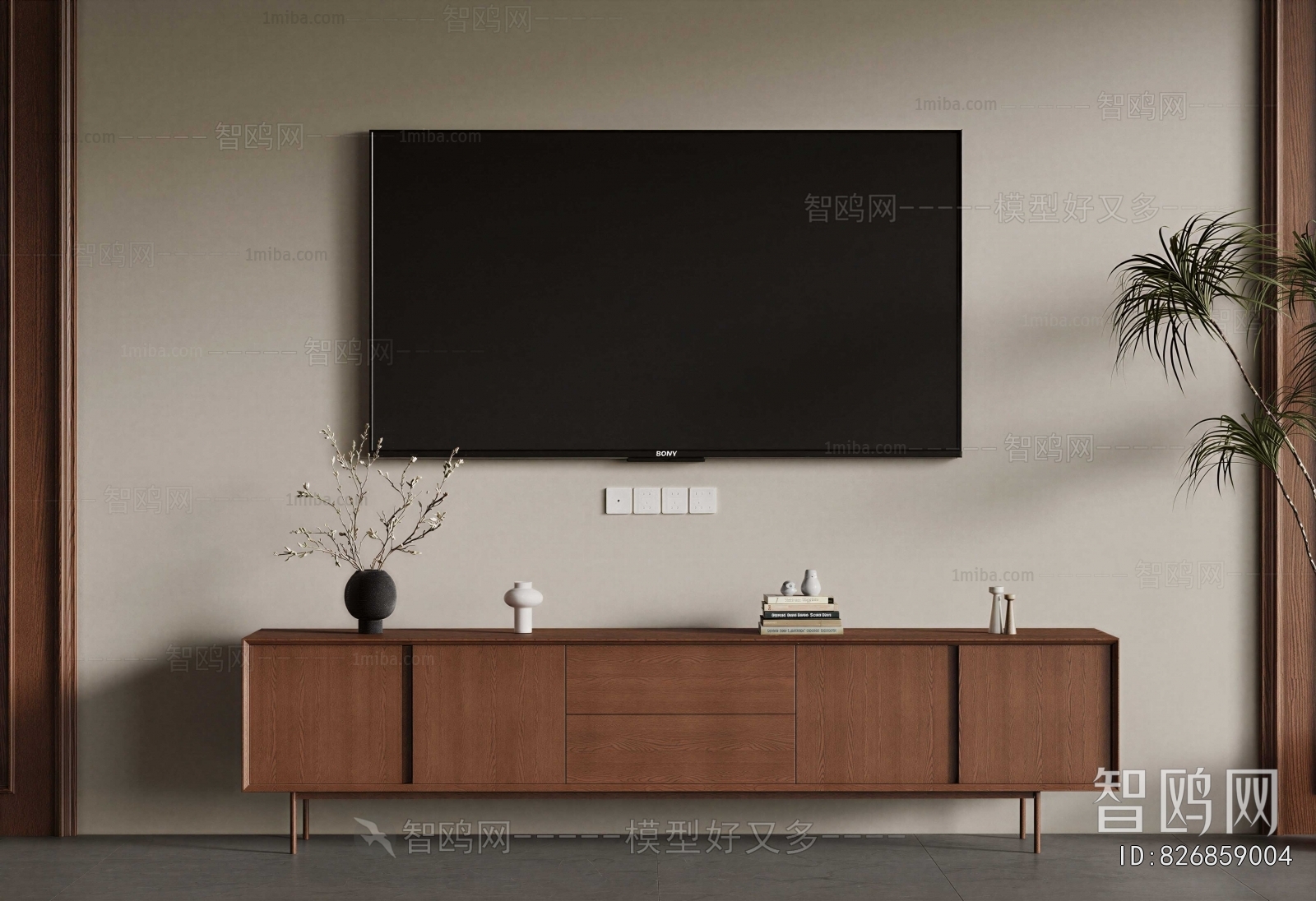 New Chinese Style TV Cabinet
