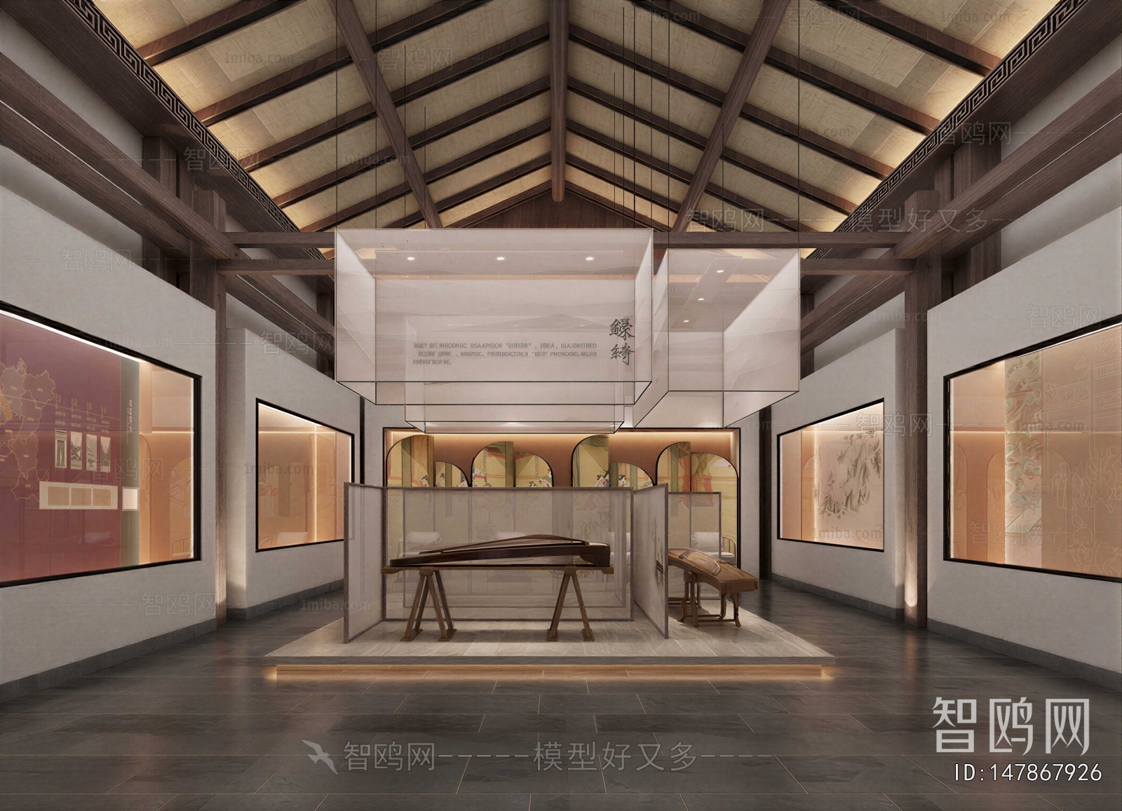 New Chinese Style Exhibition Hall