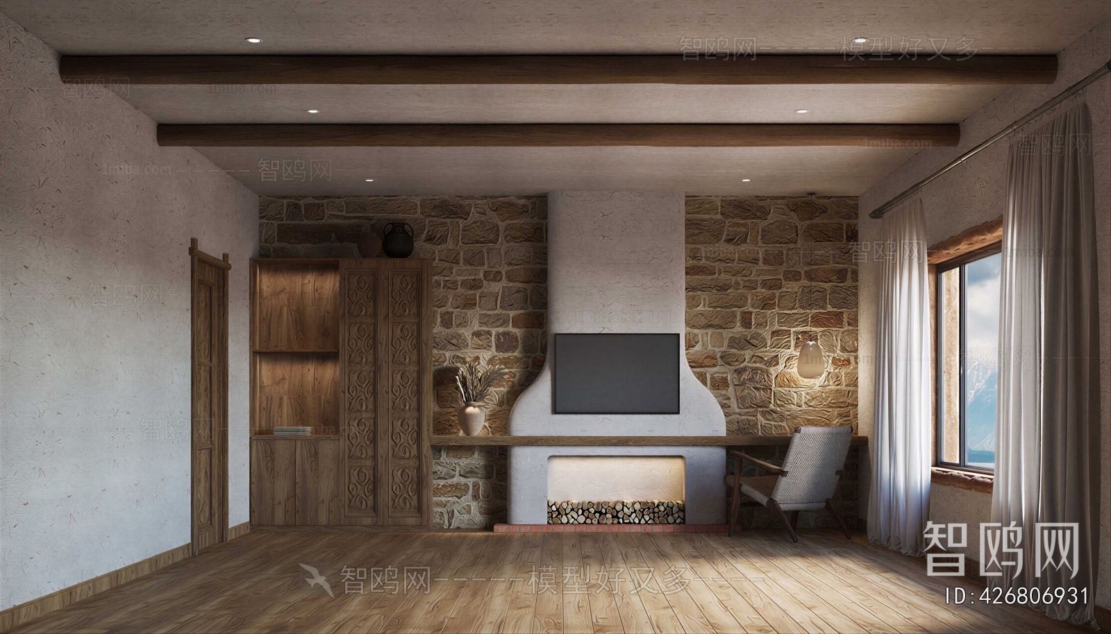 American Style A Living Room