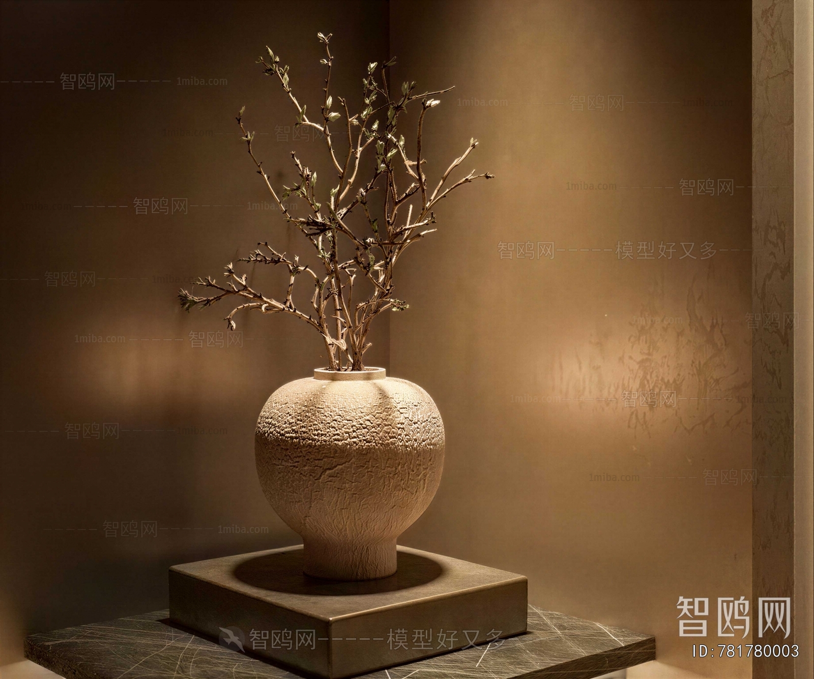 Wabi-sabi Style Dried Branch