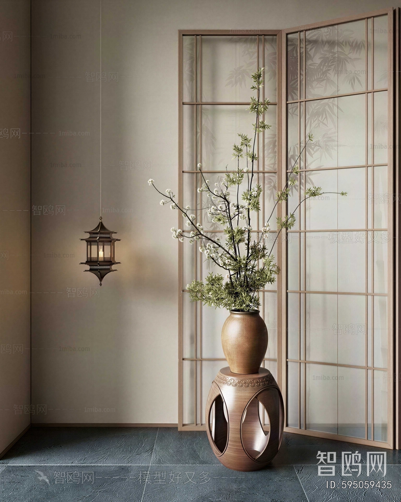 Japanese Style Flower Arrangement