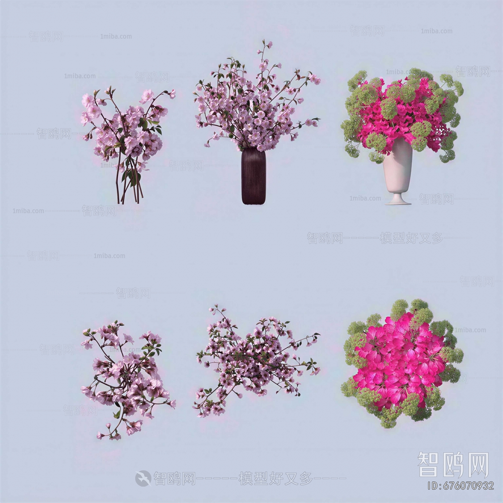 Modern Flowers And Grass