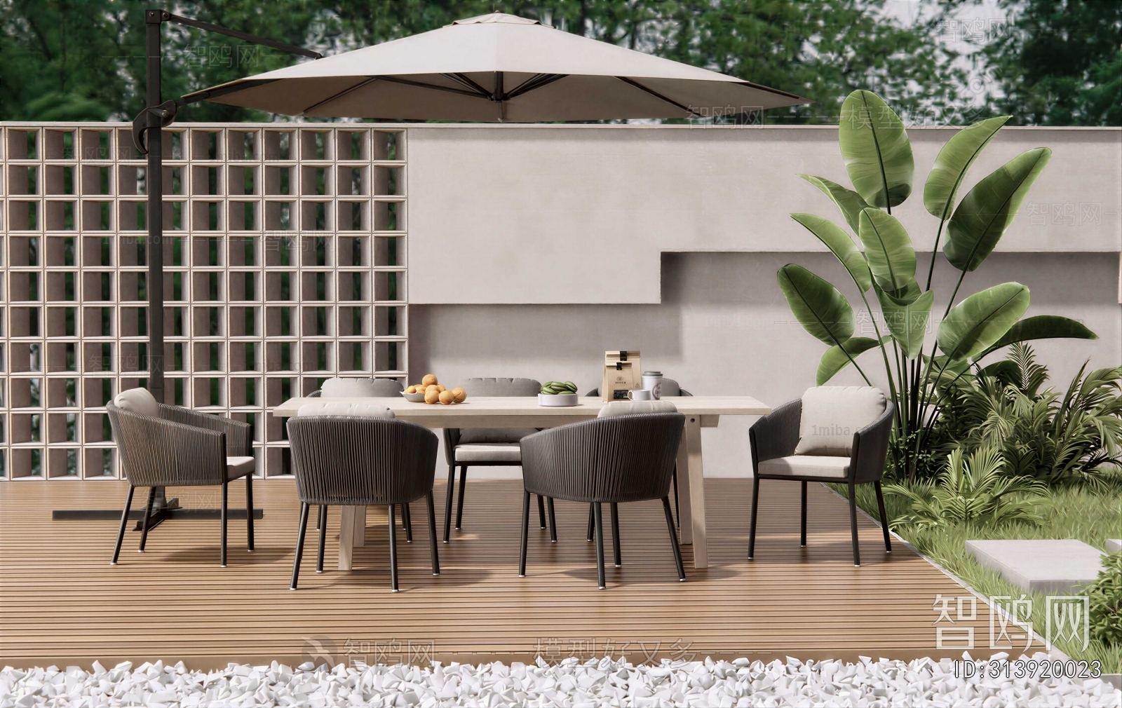 Modern Courtyard/landscape