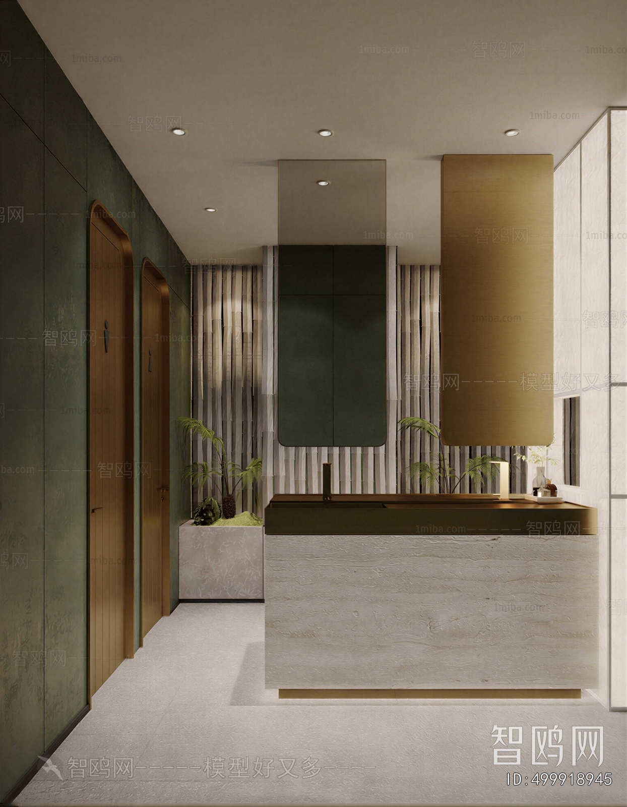 Modern Public Toilet