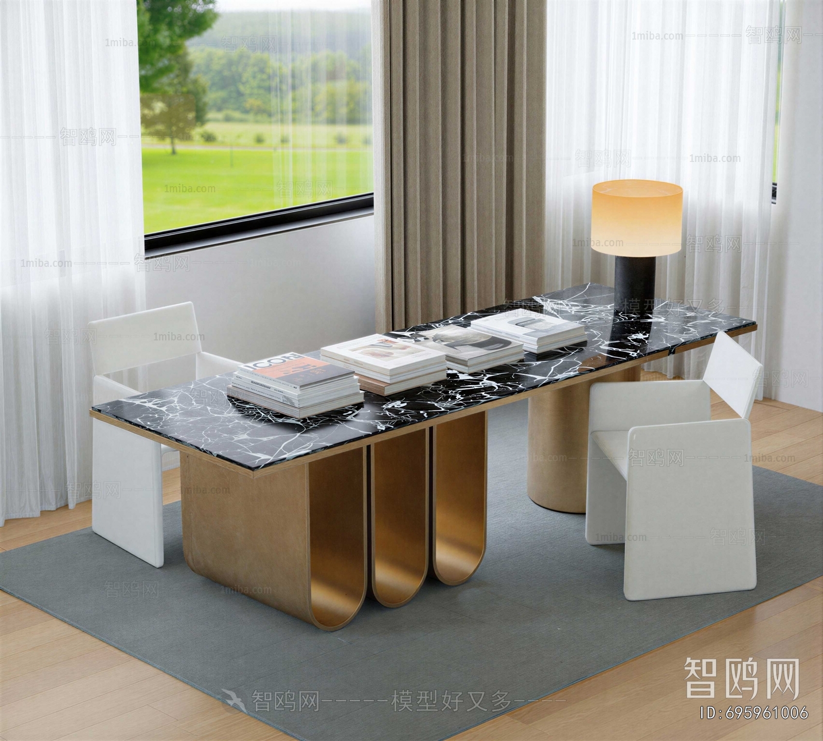 Modern Computer Desk And Chair