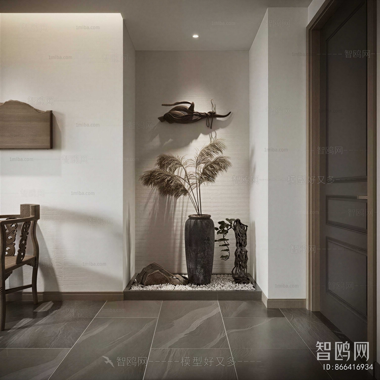 New Chinese Style Hallway