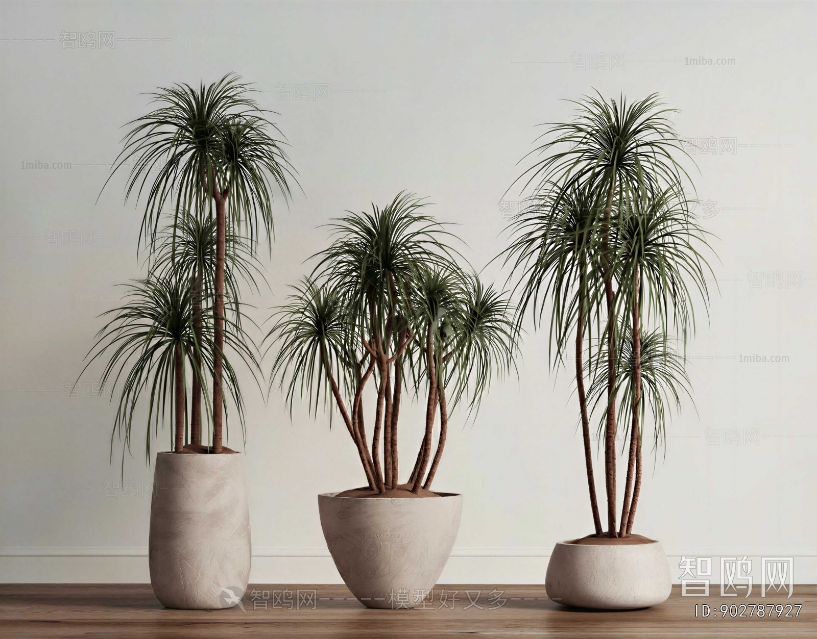 Modern Ground Green Plant Potted Plants