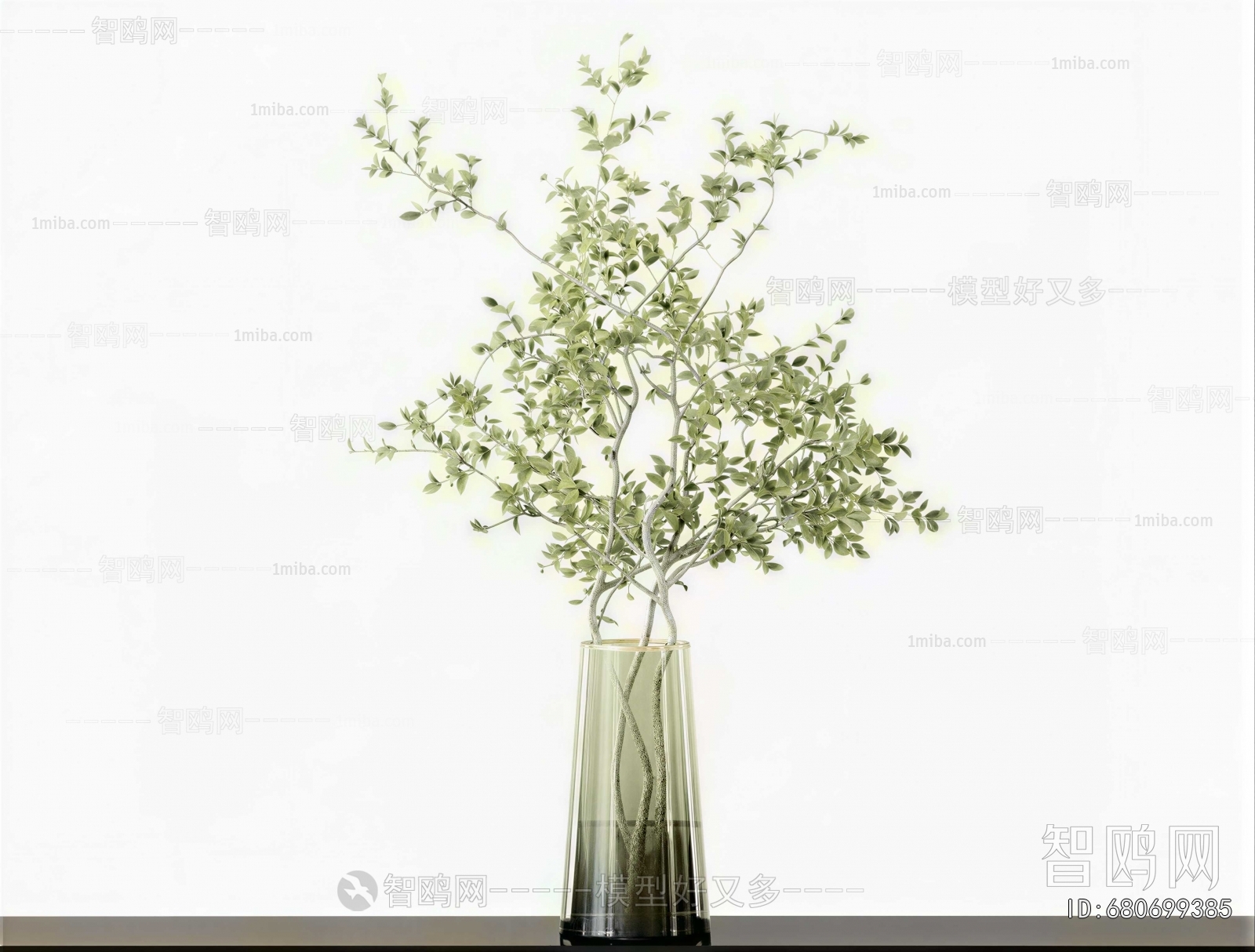 Modern Aquatic Green Plant