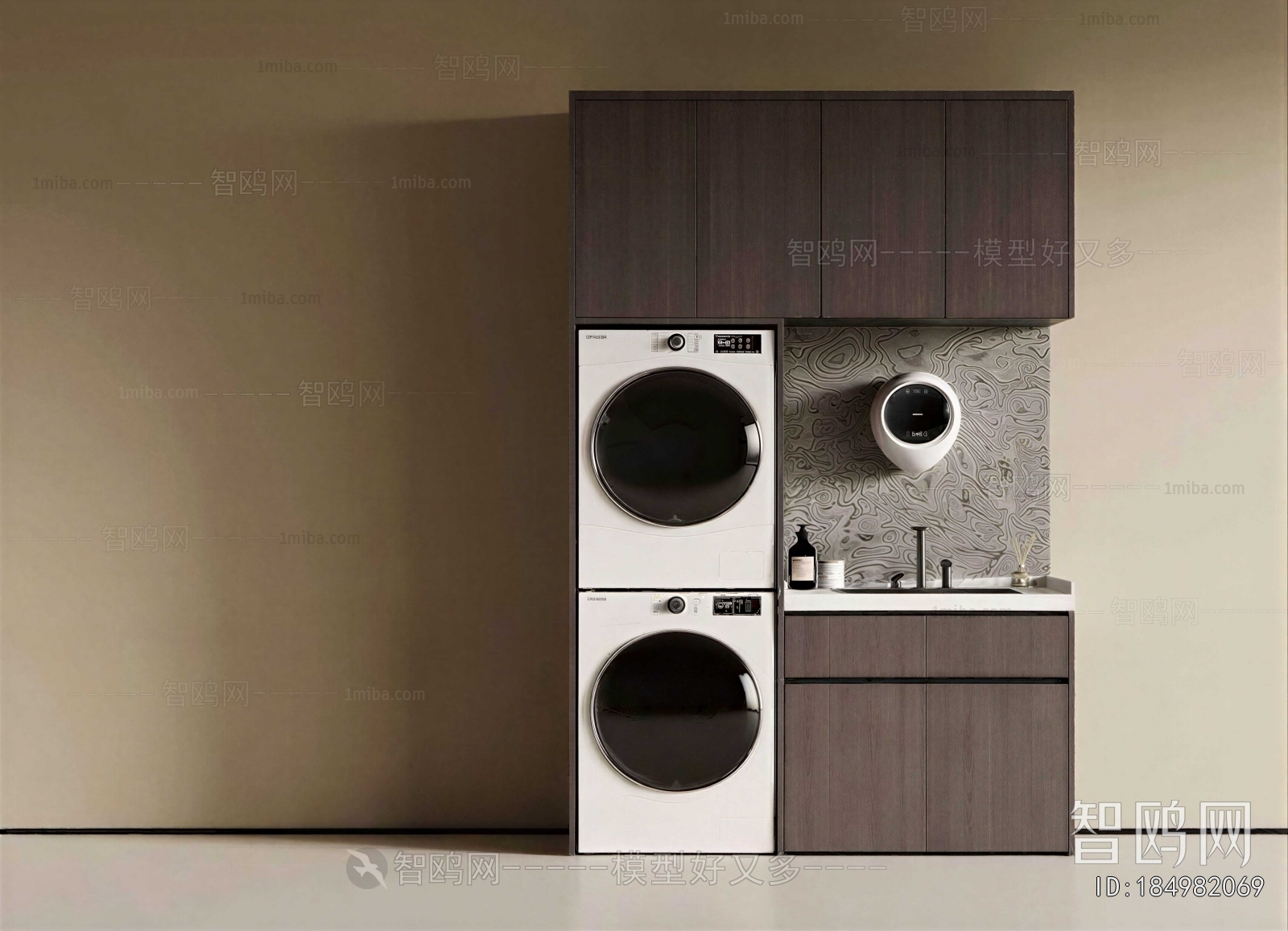 Modern Laundry Cabinet