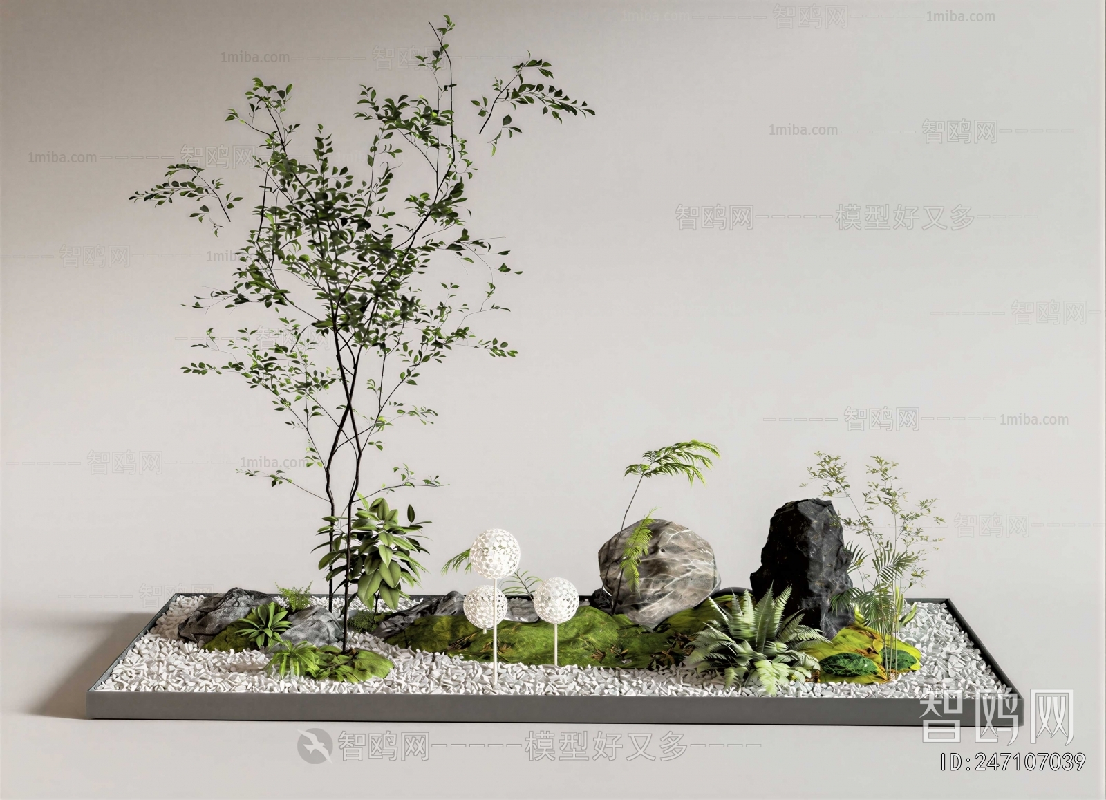 New Chinese Style Plant Landscaping