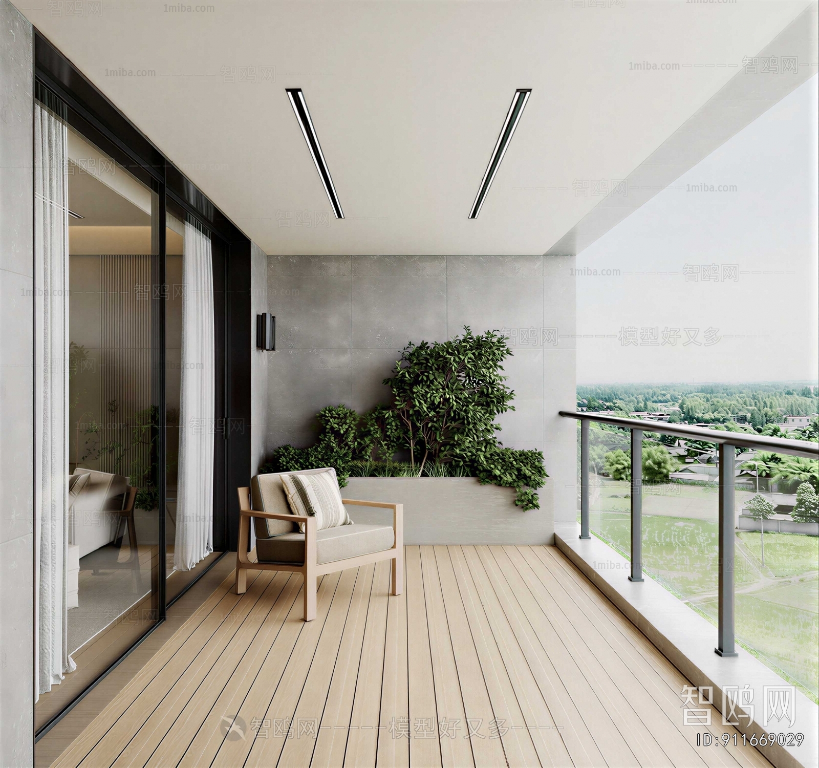 Modern Leisure Balcony