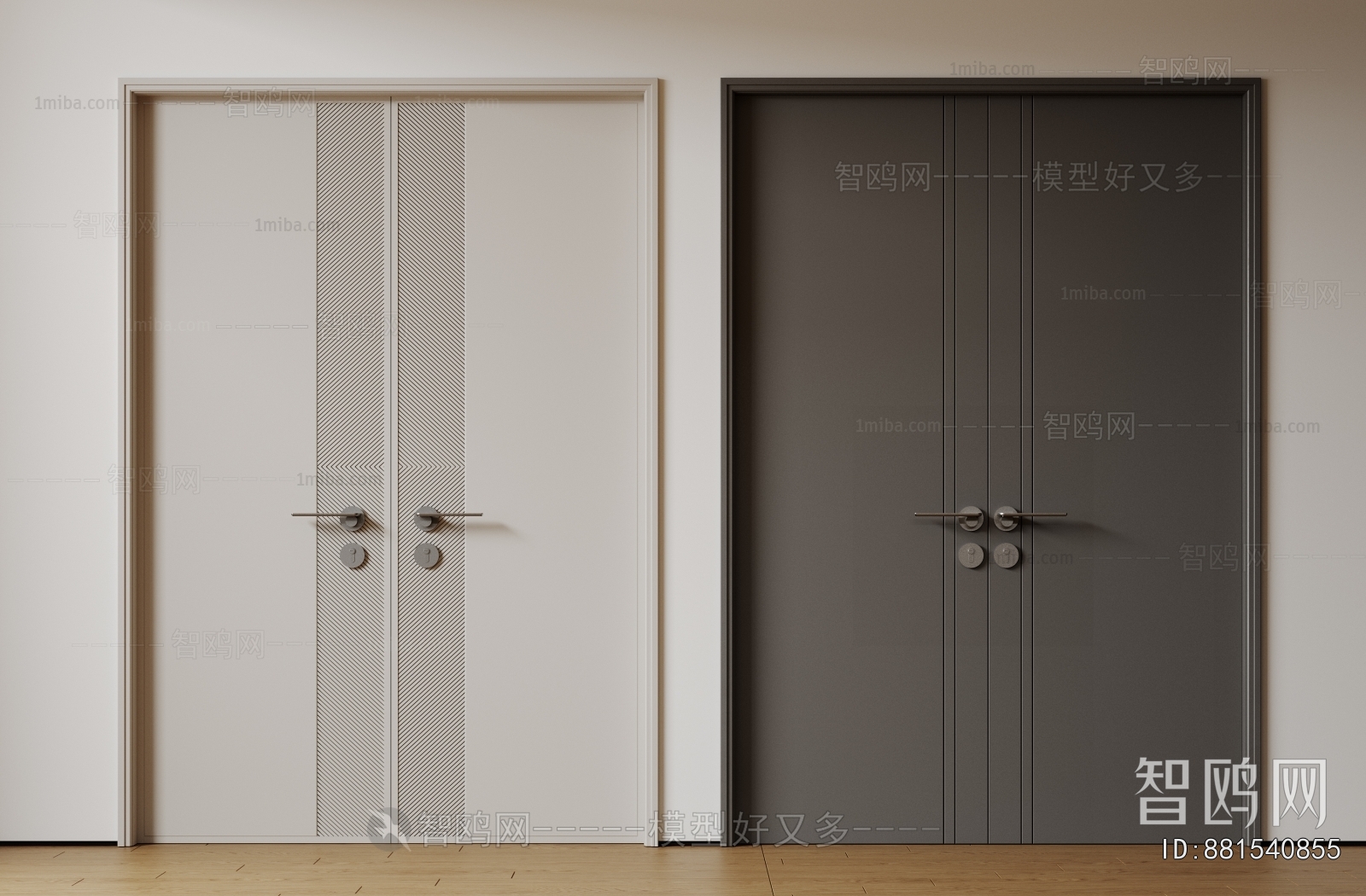 Modern Double Door