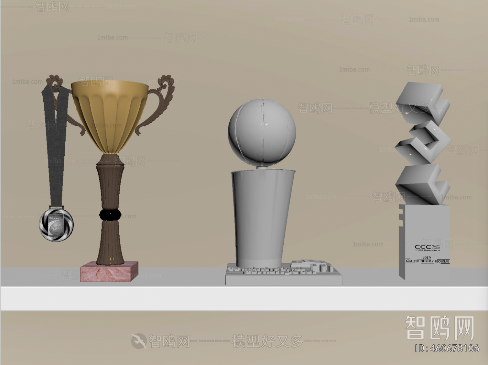 Modern Flag/badge/trophy/certificate