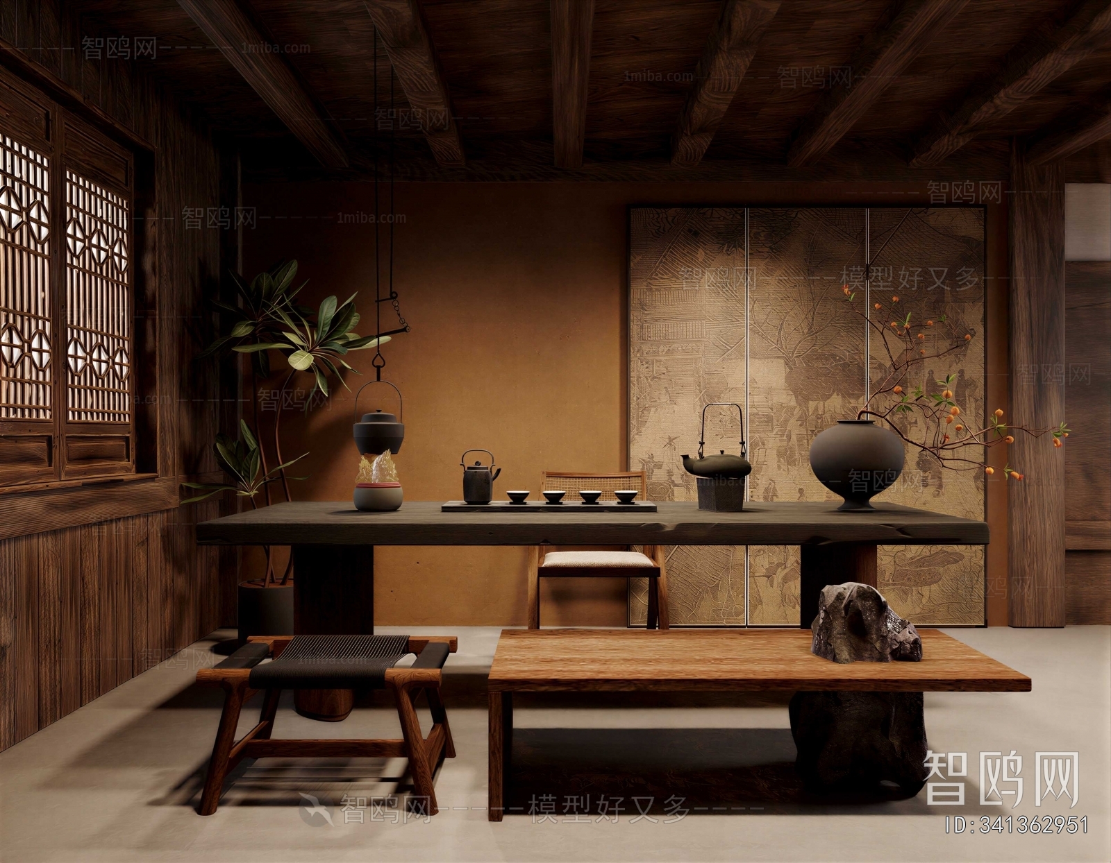 Wabi-sabi Style Tea House