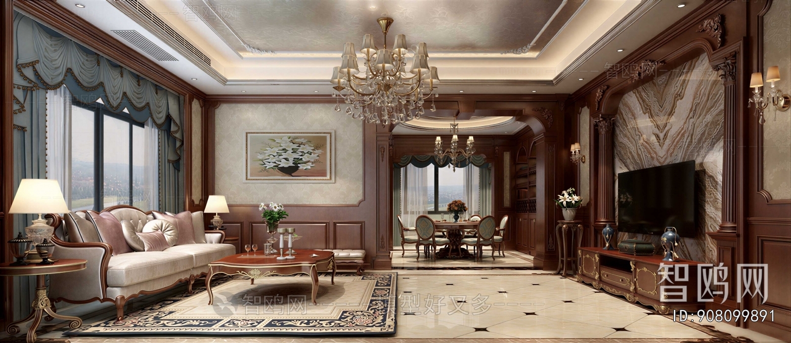 European Style A Living Room