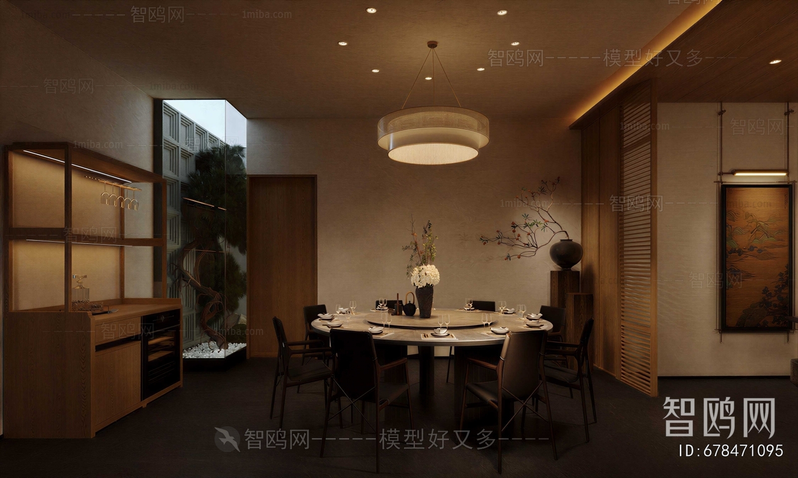 Wabi-sabi Style Restaurant Box