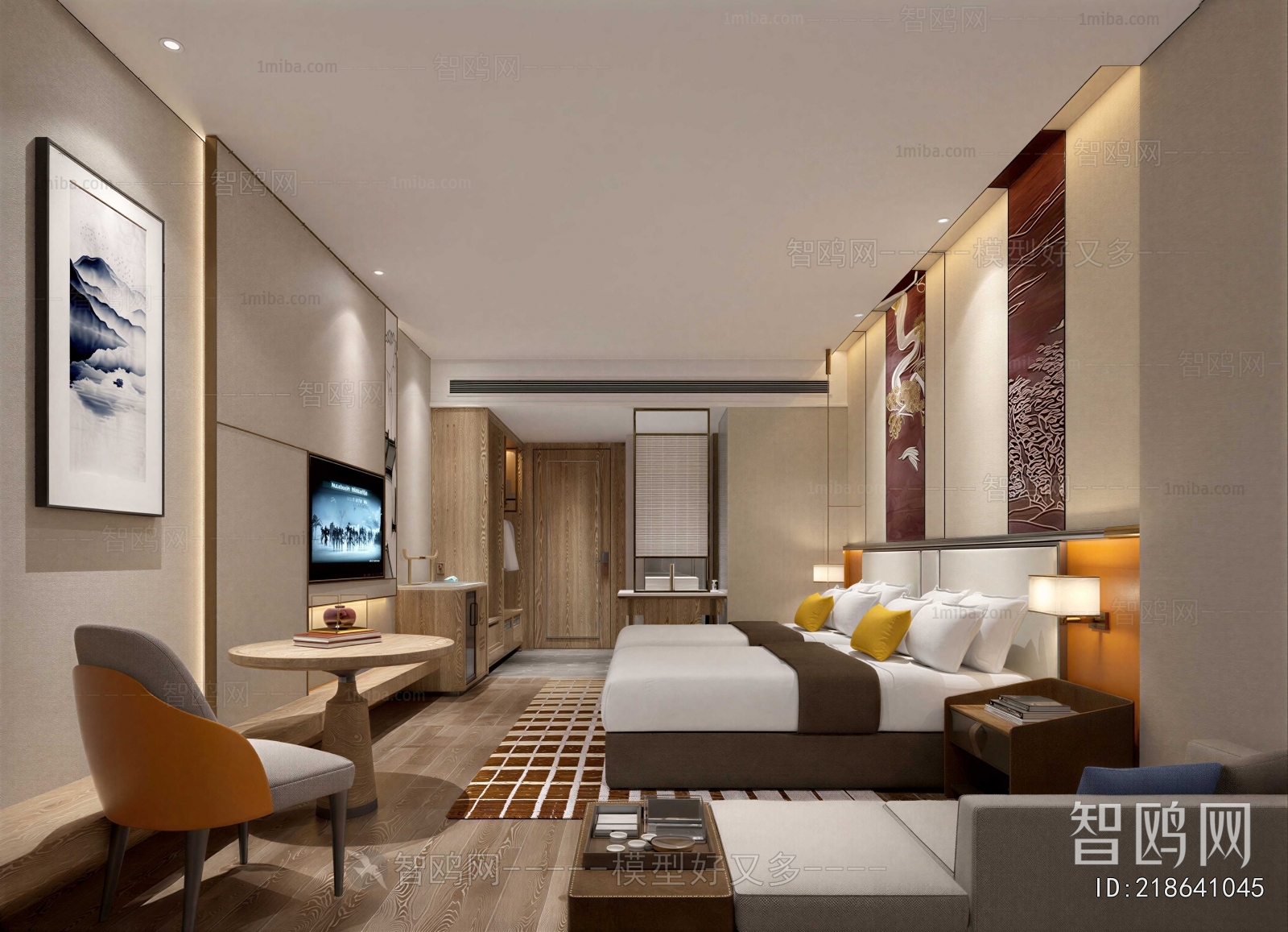 New Chinese Style Guest Room