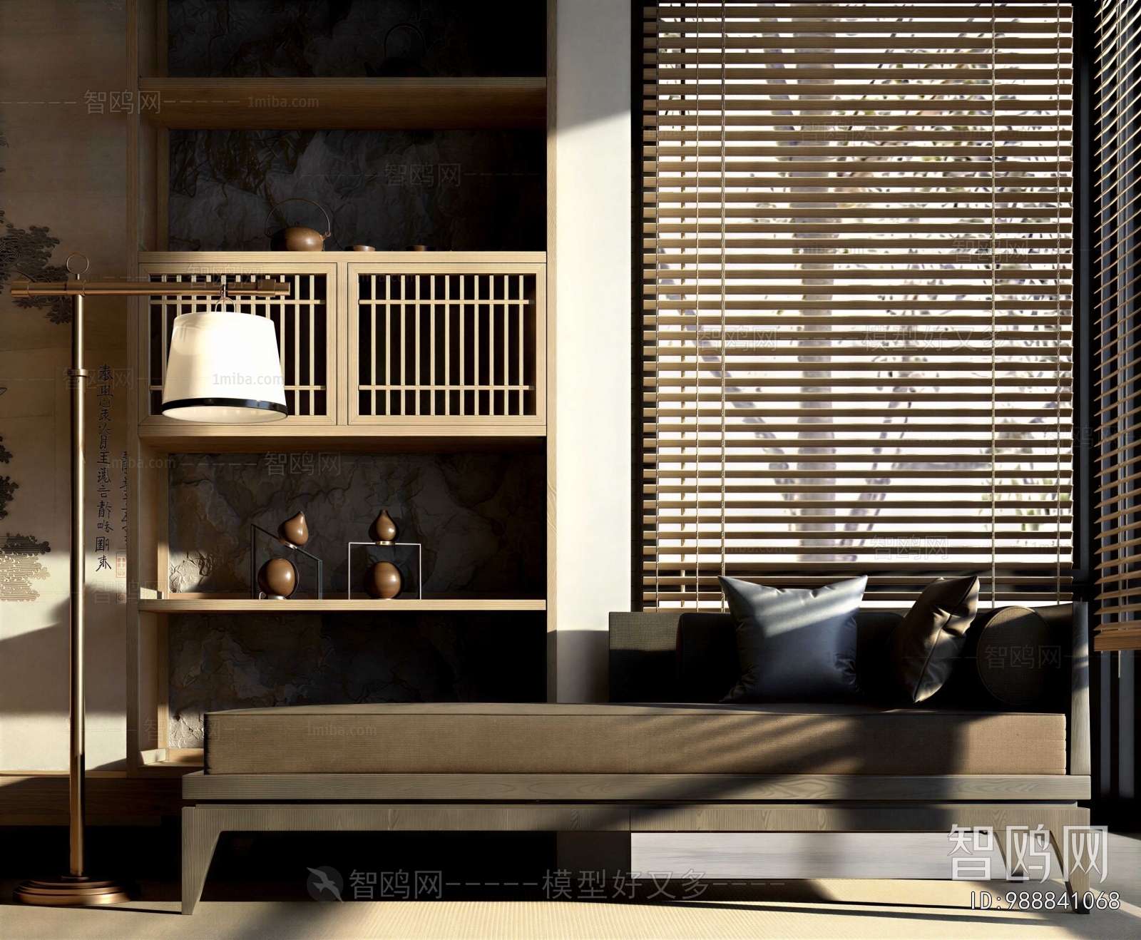 New Chinese Style Bench