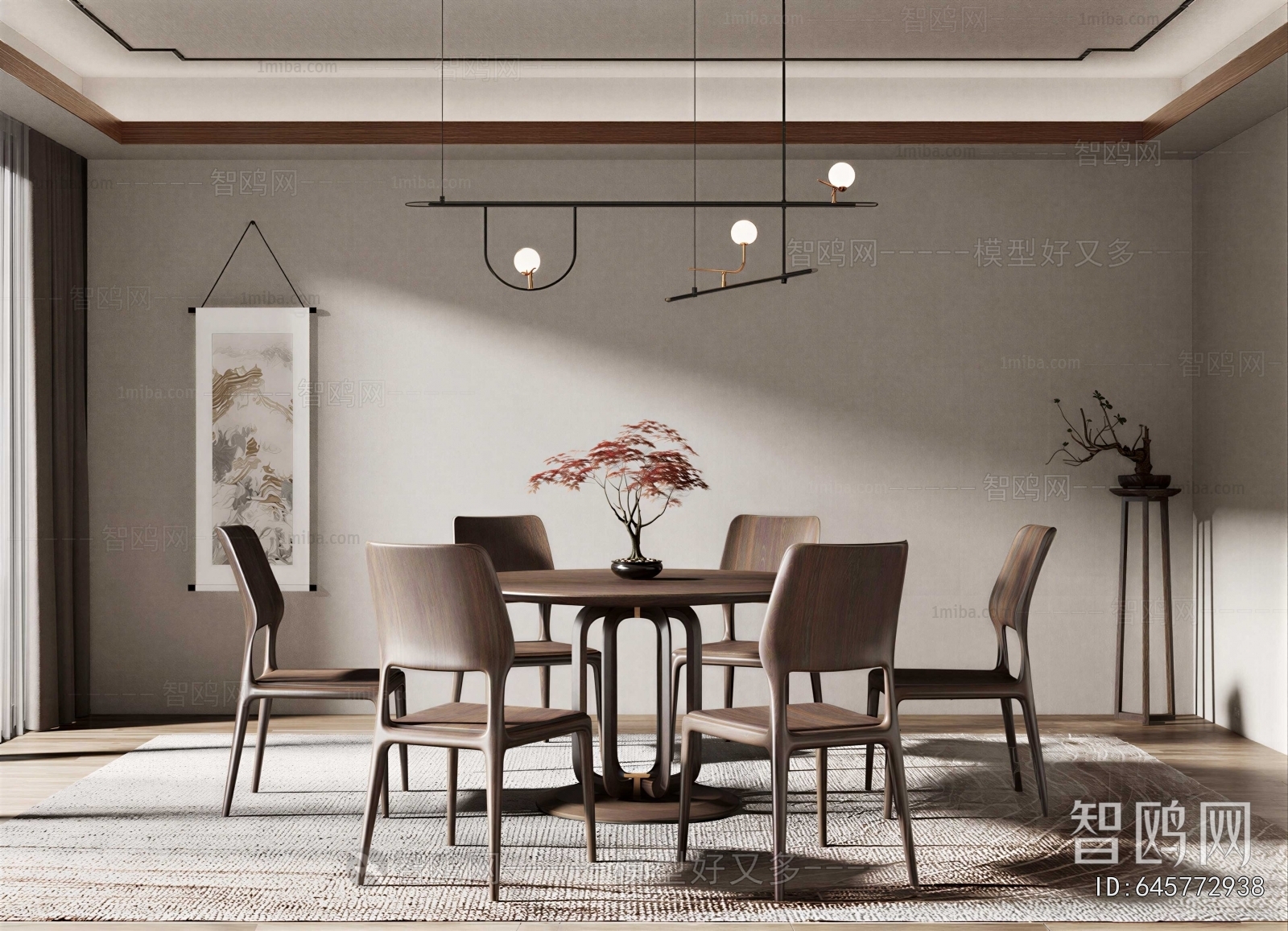 New Chinese Style Dining Room