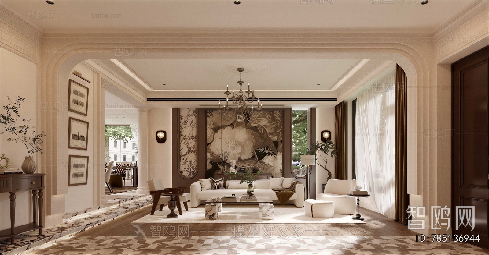 French Style A Living Room