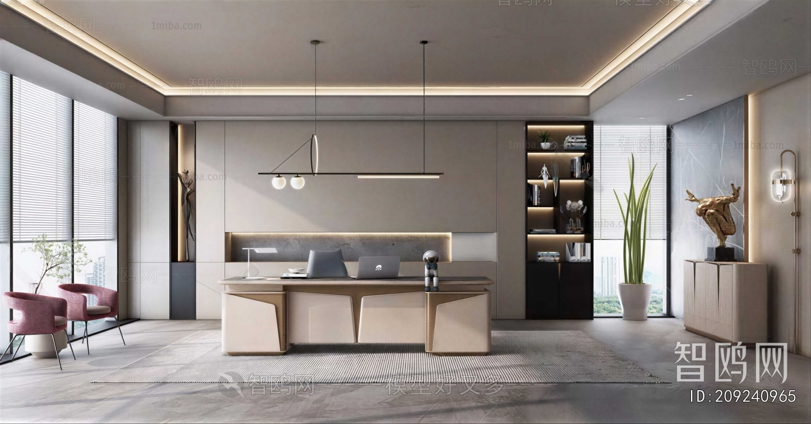 Modern Manager's Office