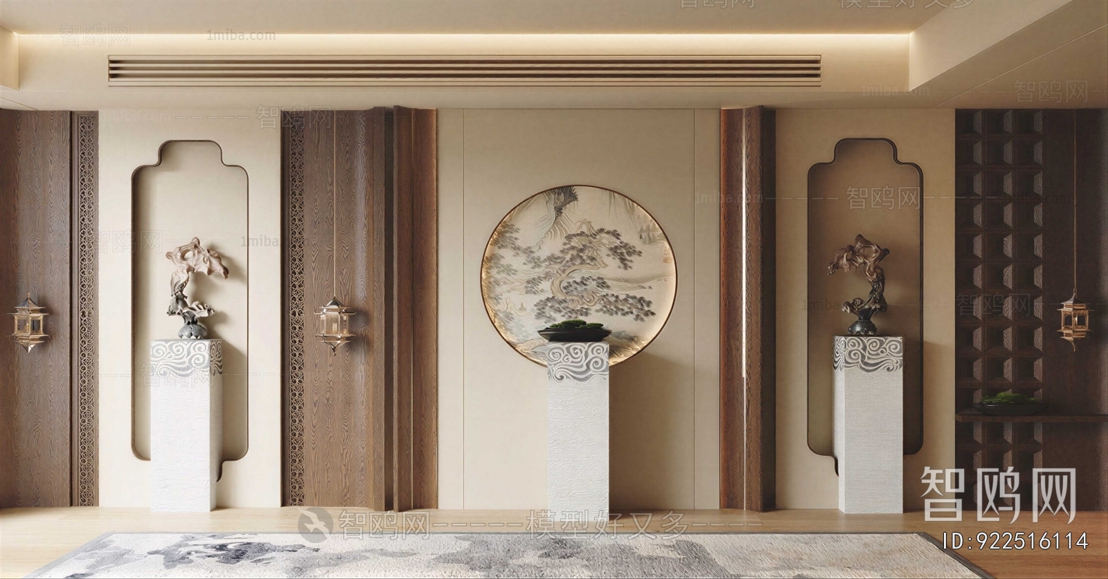 New Chinese Style Hallway