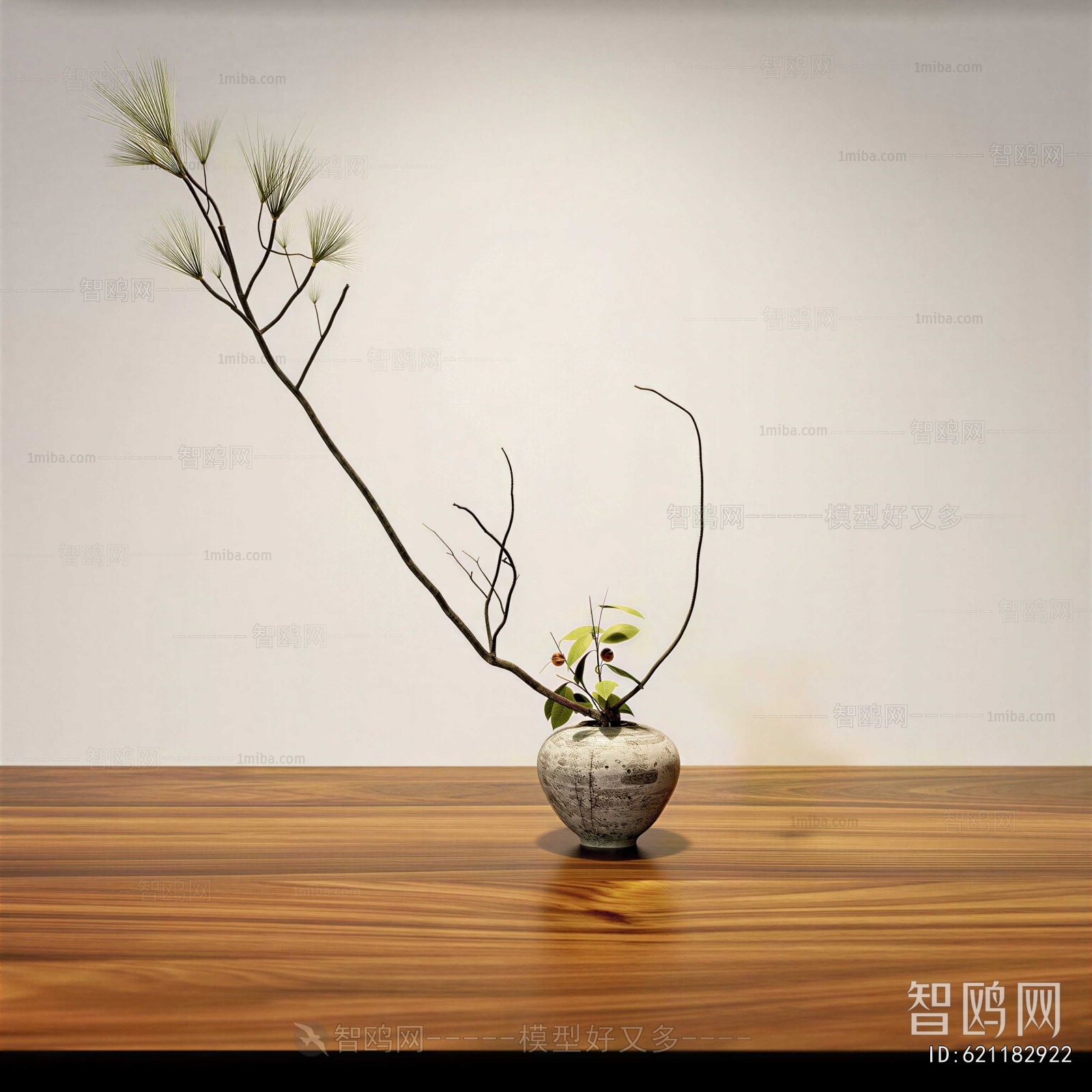 Wabi-sabi Style Flower Arrangement