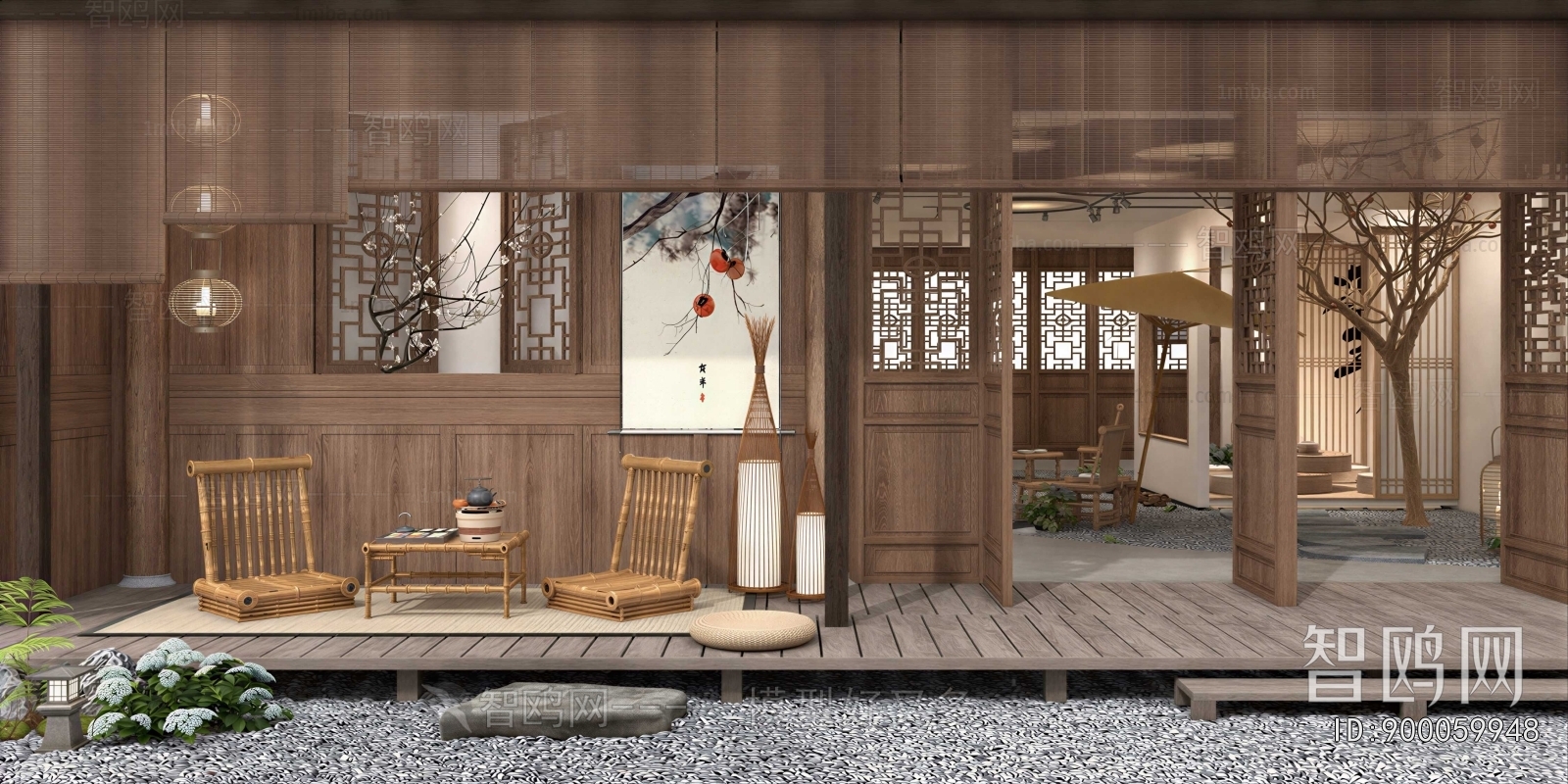 New Chinese Style Teahouse Tea House