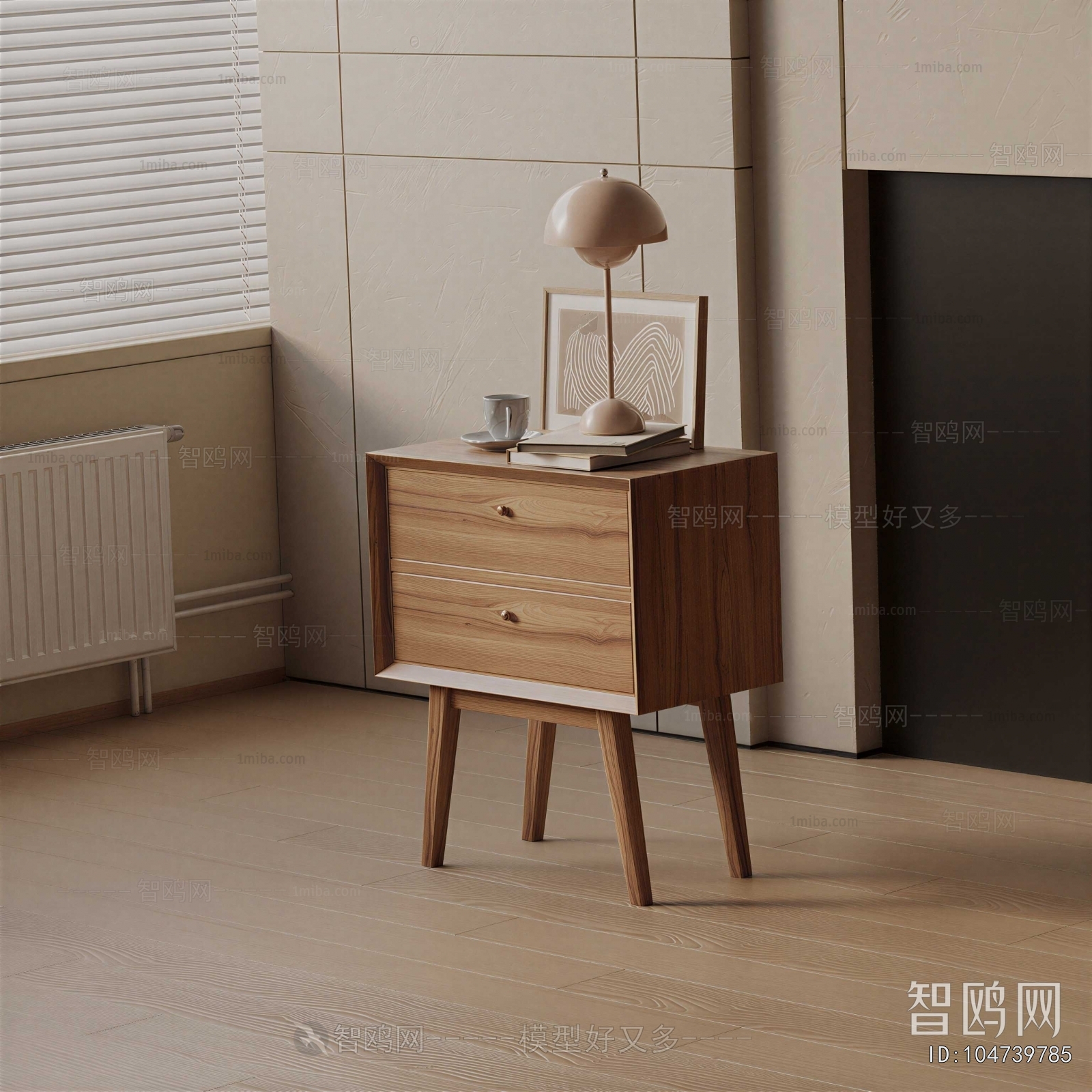 Modern Bedside Cupboard