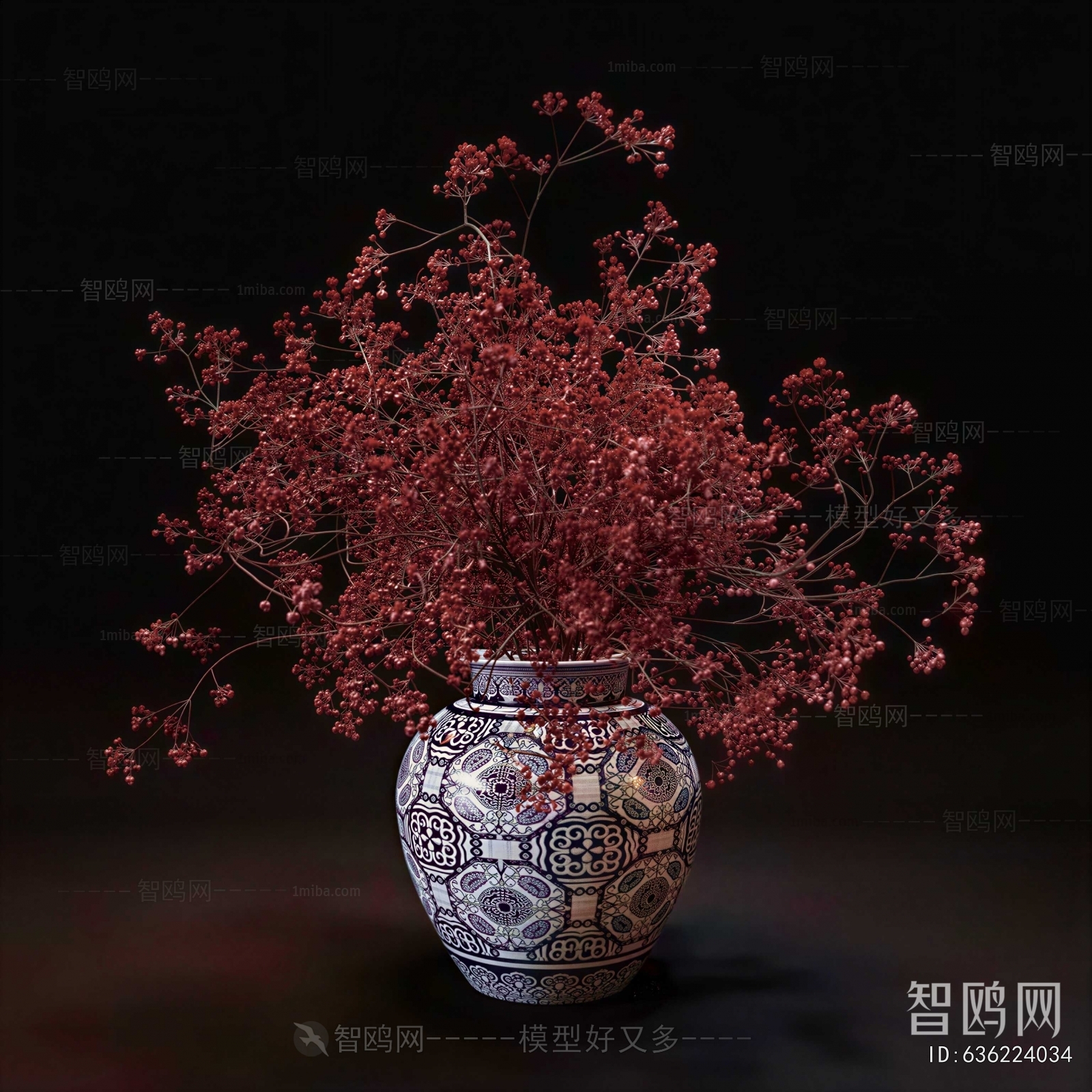 New Chinese Style Potted Green Plant