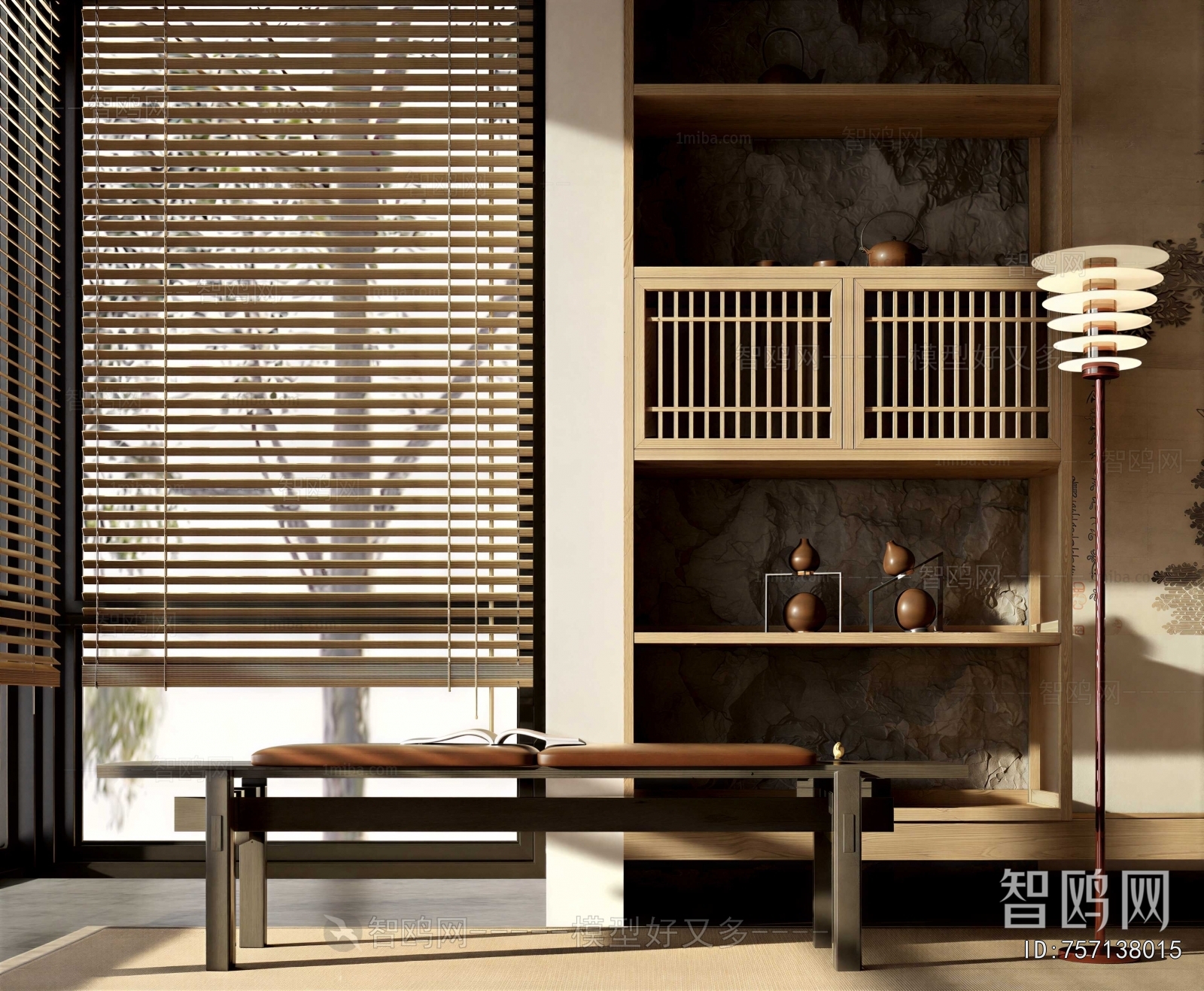 New Chinese Style Bench