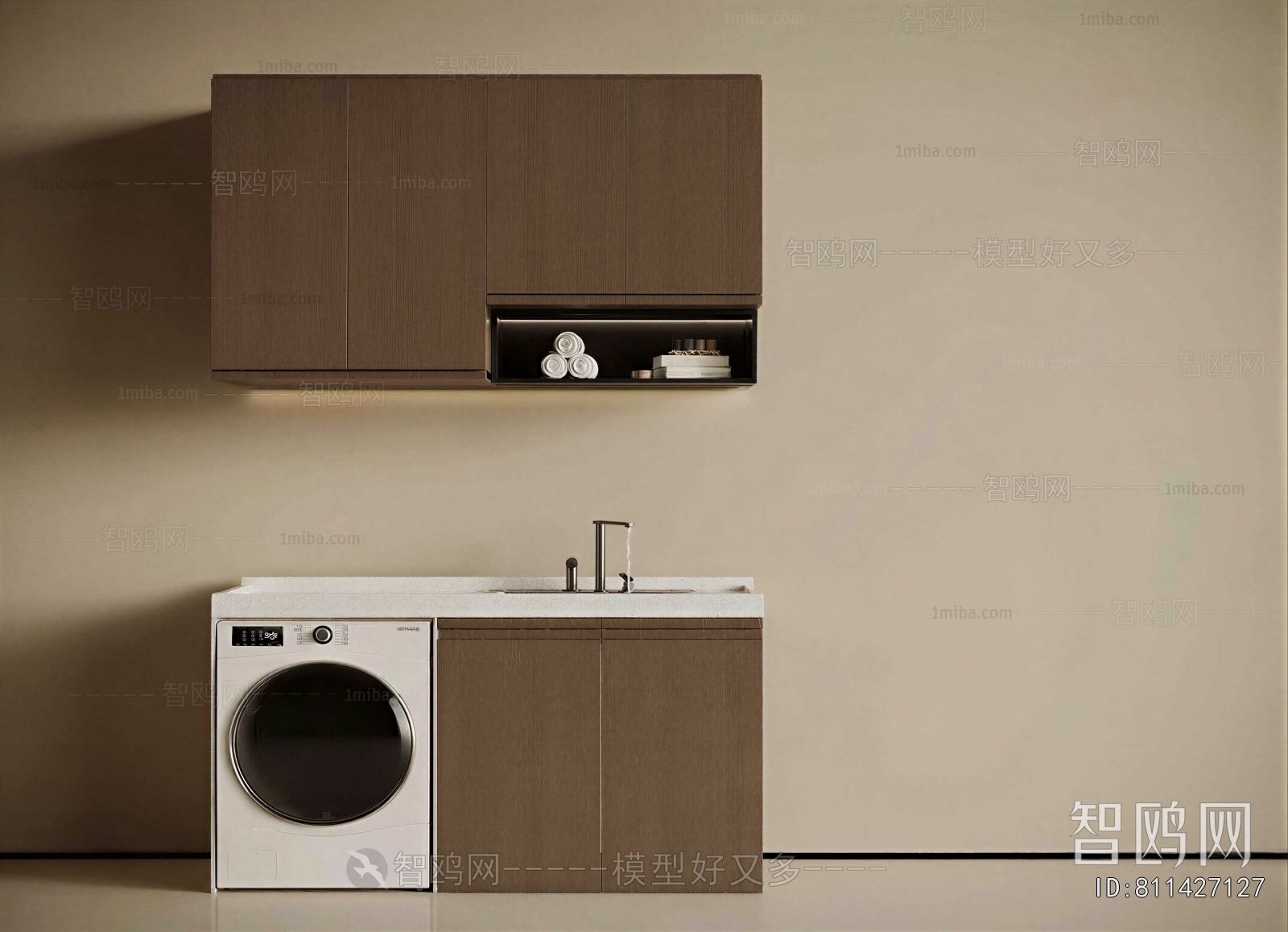 Modern Laundry Cabinet