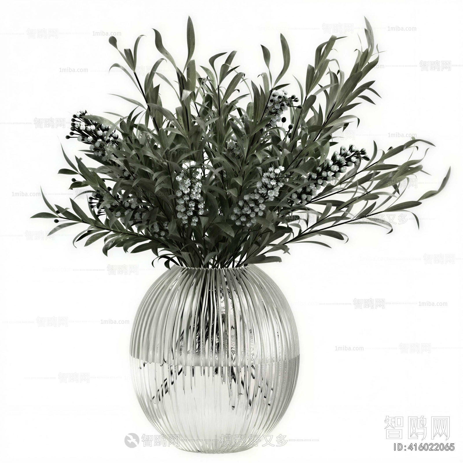 Modern Aquatic Green Plant