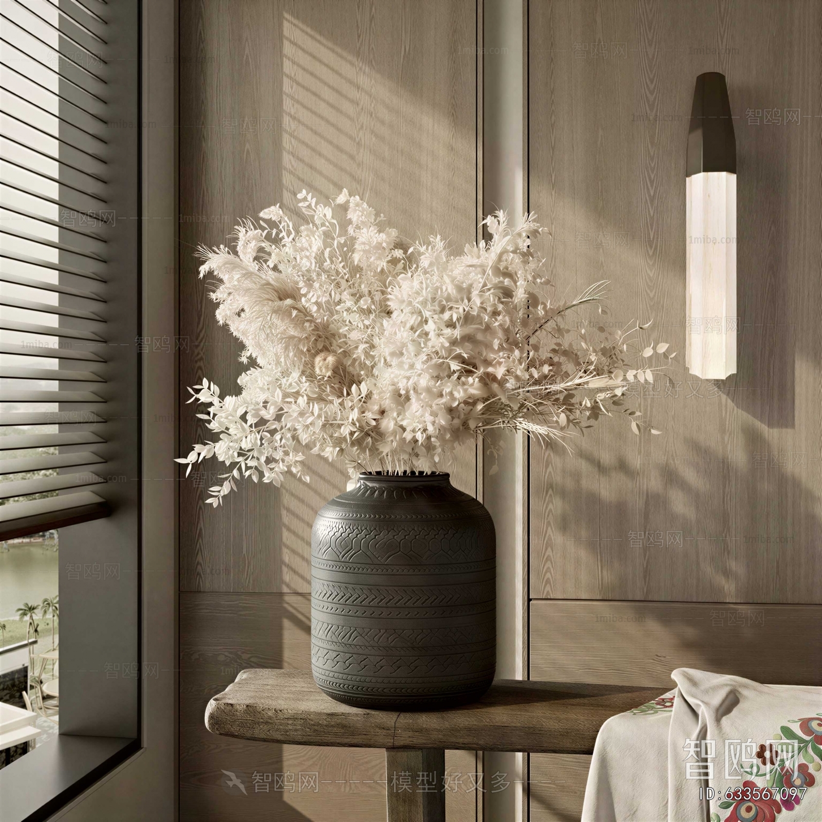 Wabi-sabi Style Flower Arrangement