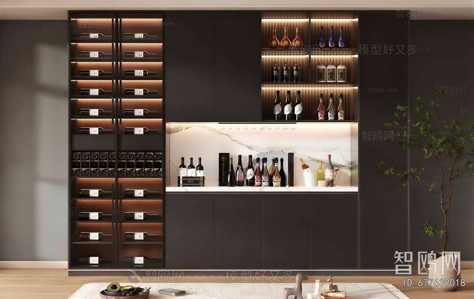 Modern Wine Cabinet