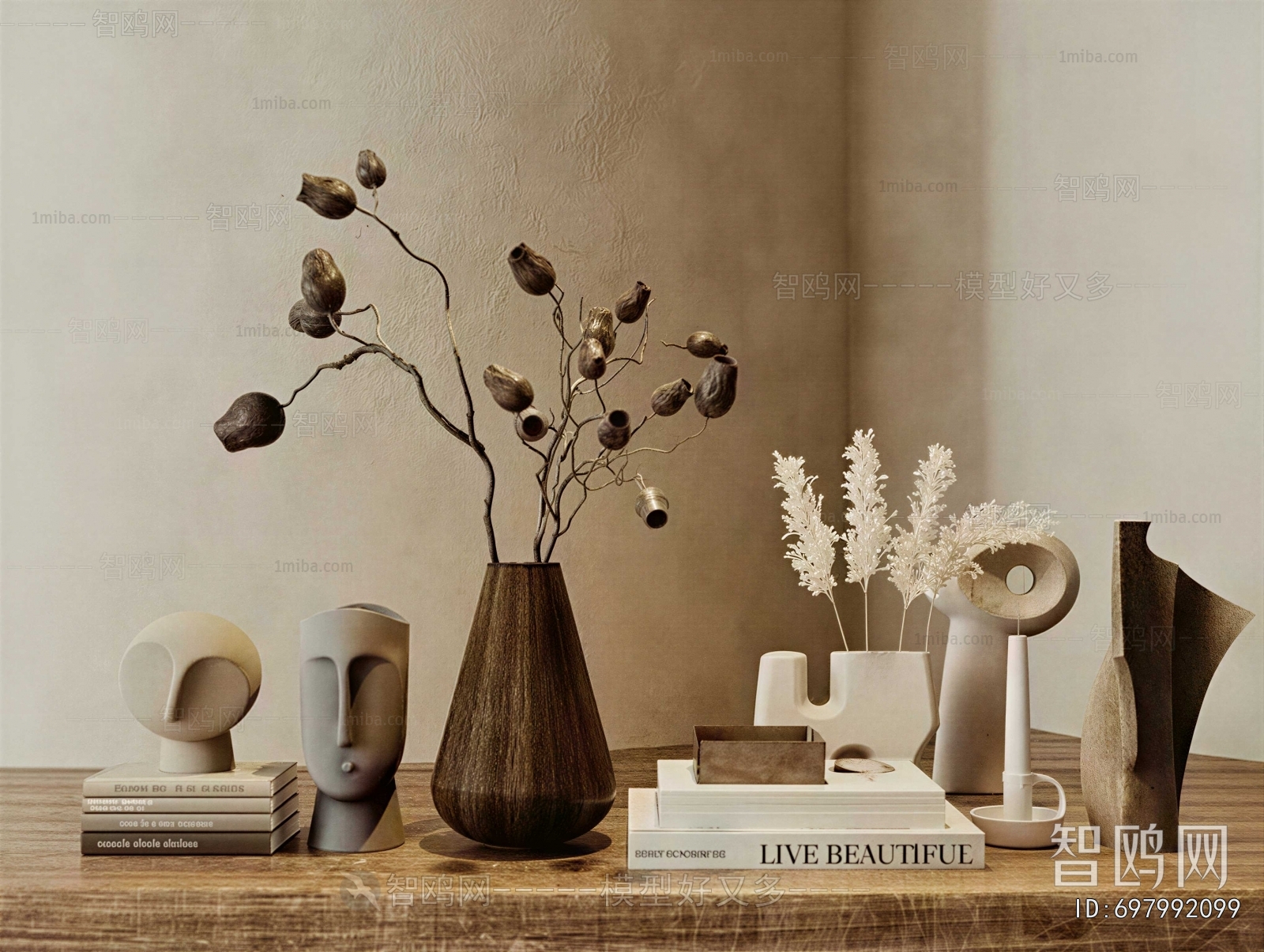 Wabi-sabi Style Decorative Set