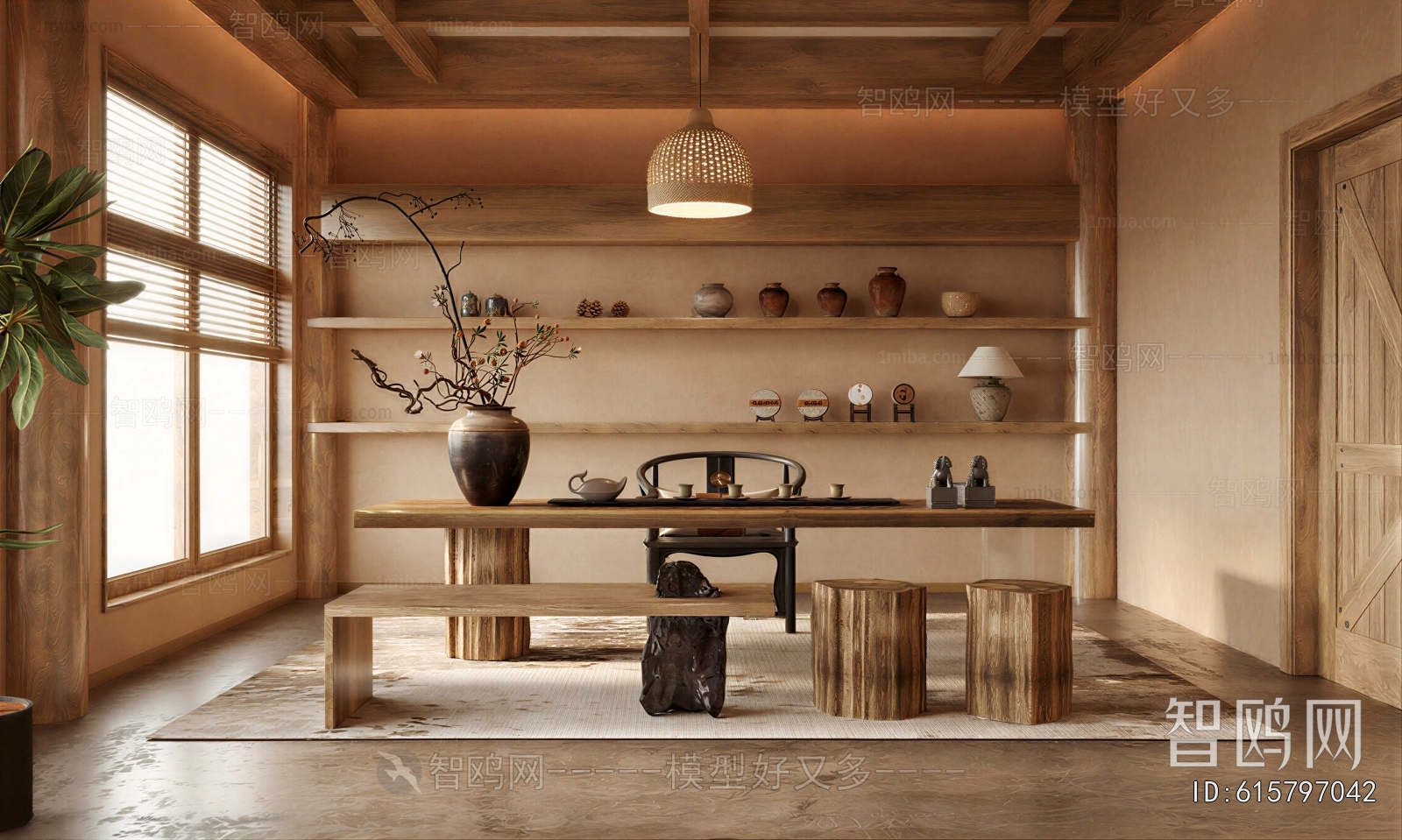 Wabi-sabi Style Tea House