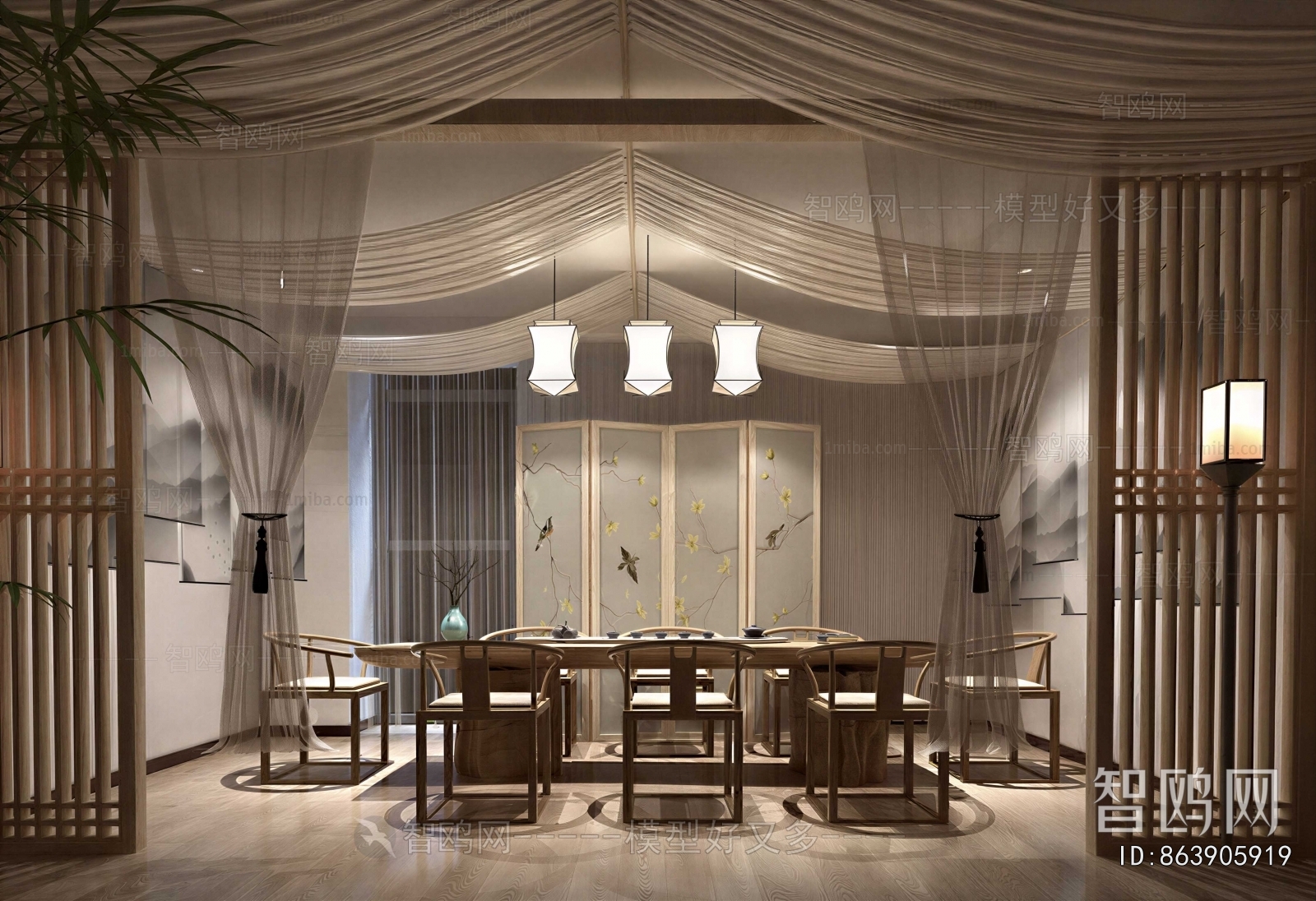 New Chinese Style Tea House