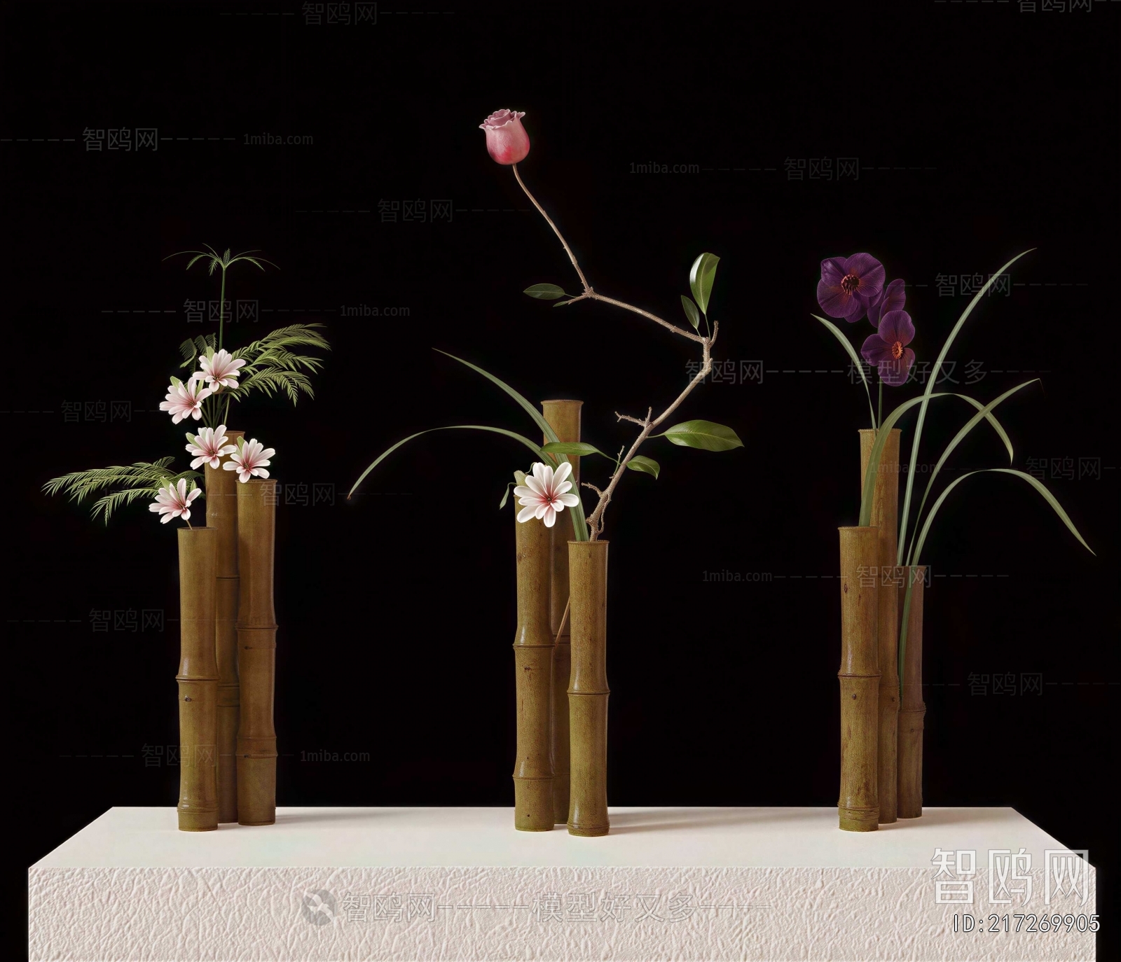 New Chinese Style Flower Arrangement