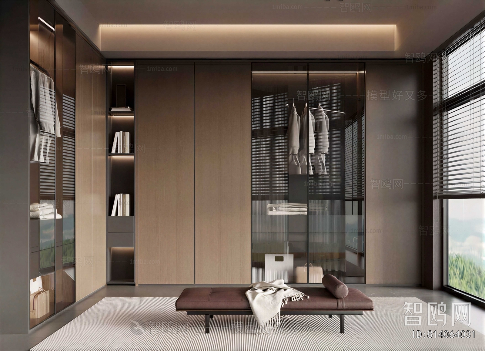 Modern Clothes Storage Area