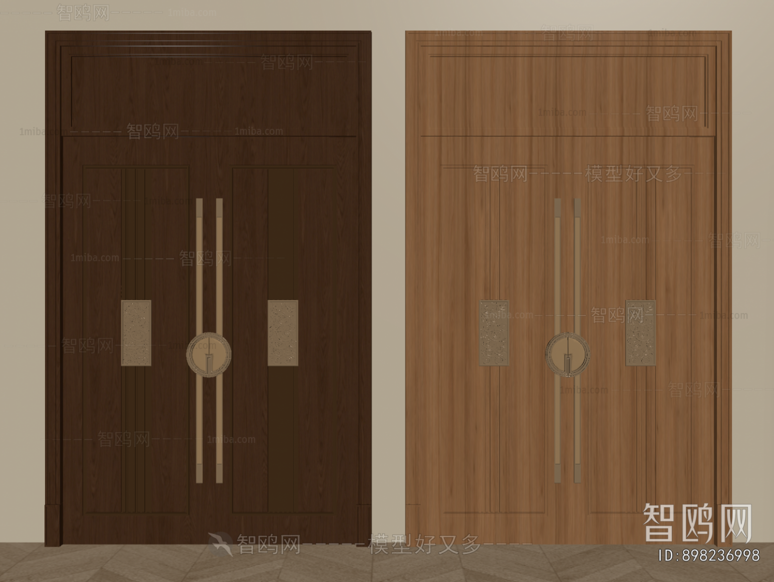 New Chinese Style Double Door