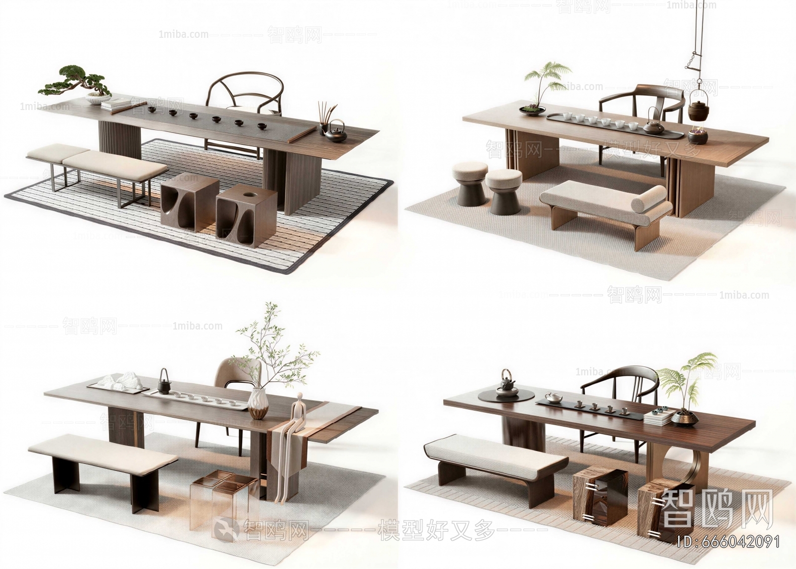New Chinese Style Tea Tables And Chairs