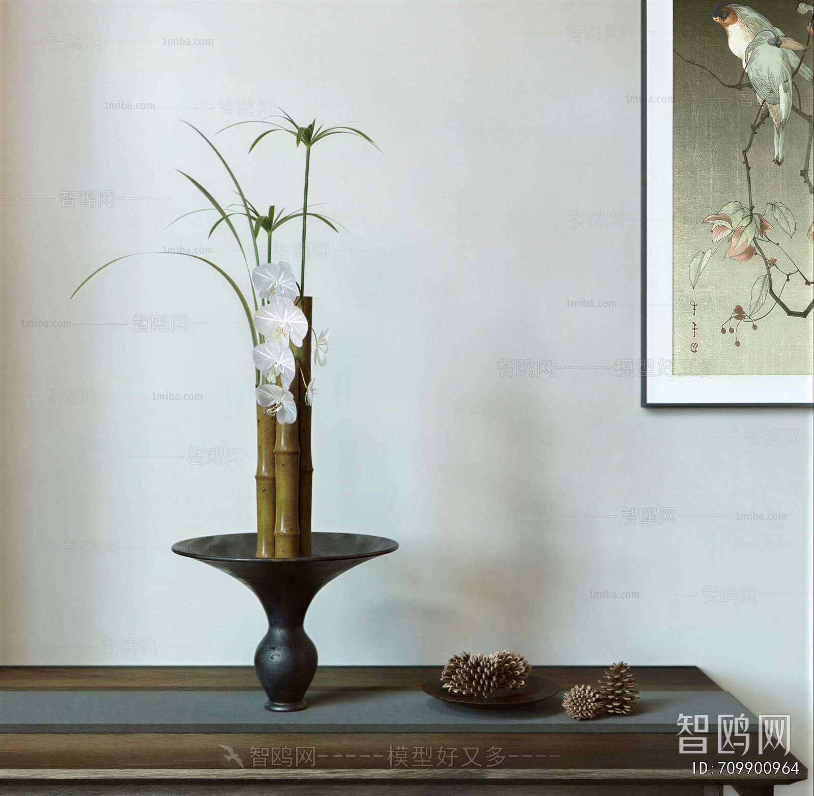 New Chinese Style Flower Arrangement