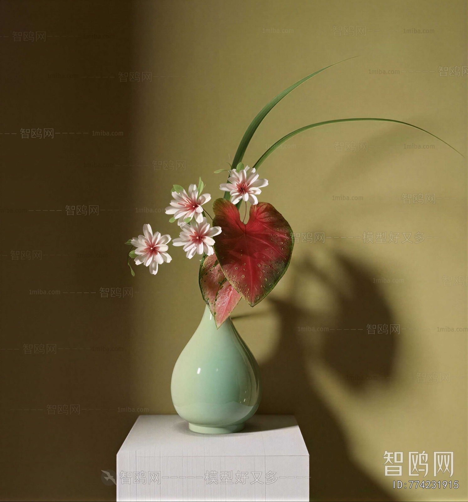 New Chinese Style Flower Arrangement