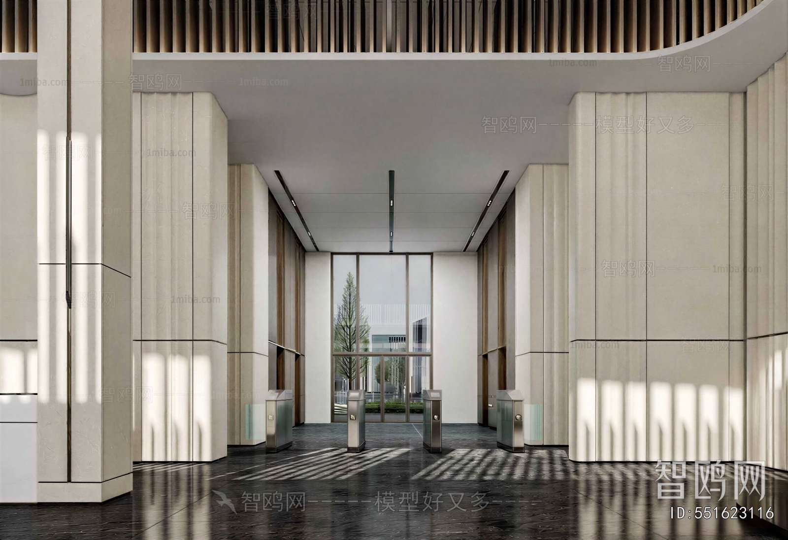 Modern Corridor/elevator Hall