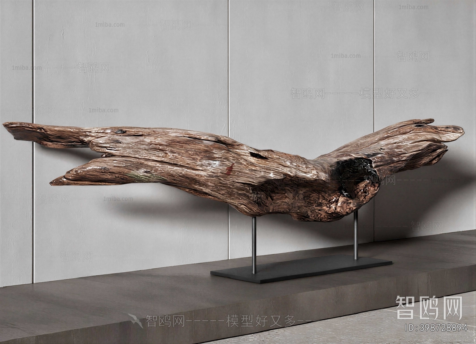 Wabi-sabi Style Root Carving