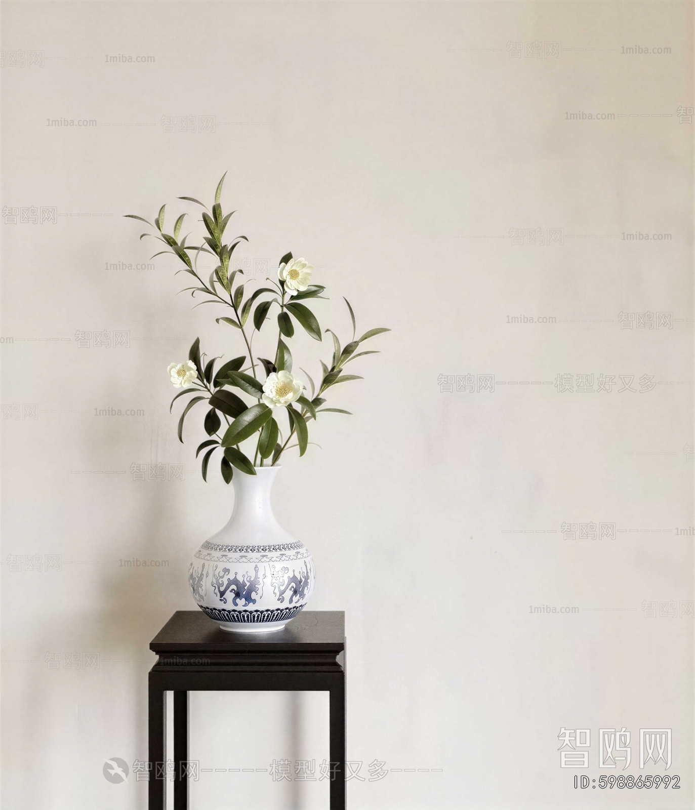 New Chinese Style Flower Arrangement