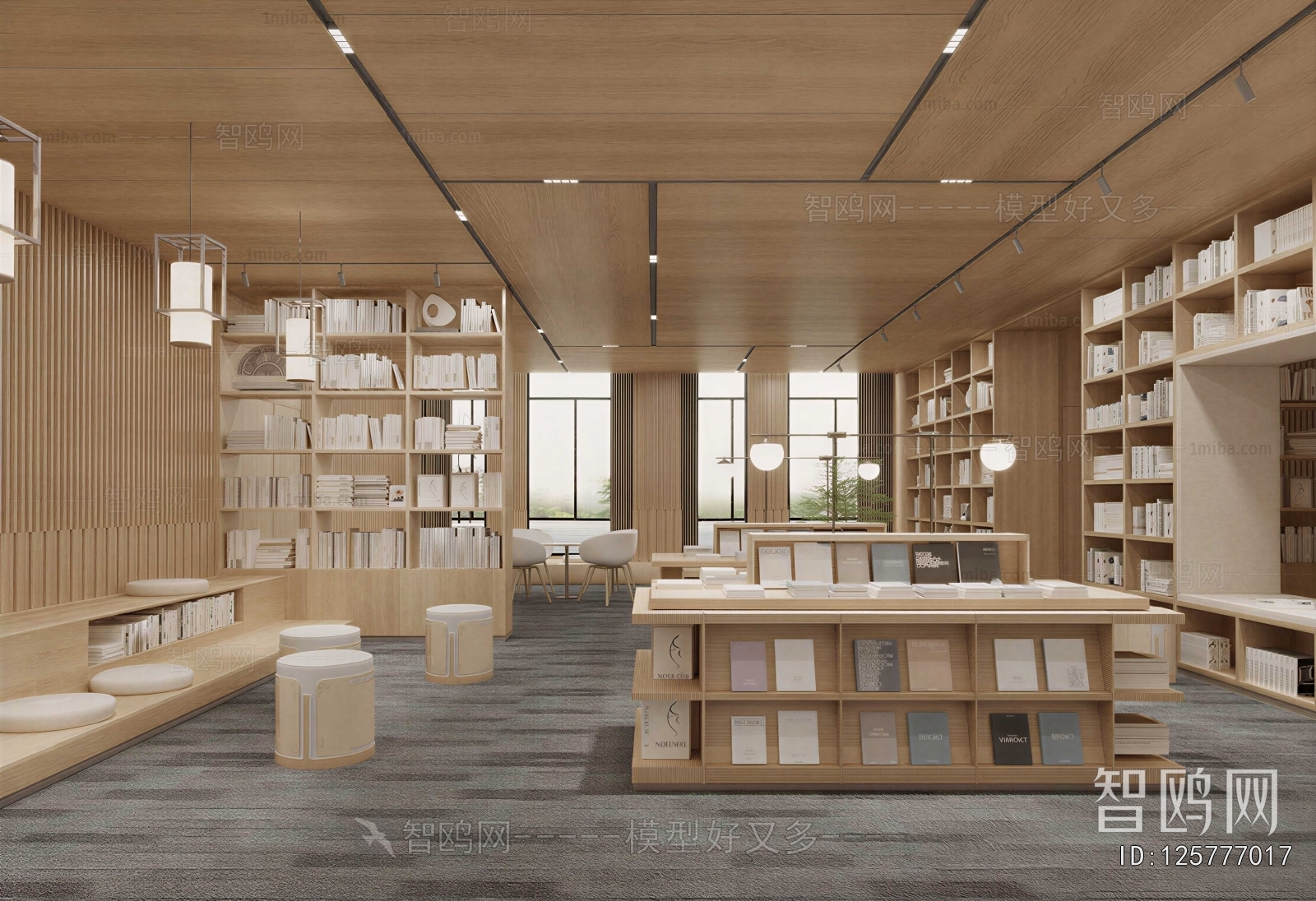 Modern Bookstore Book Bar